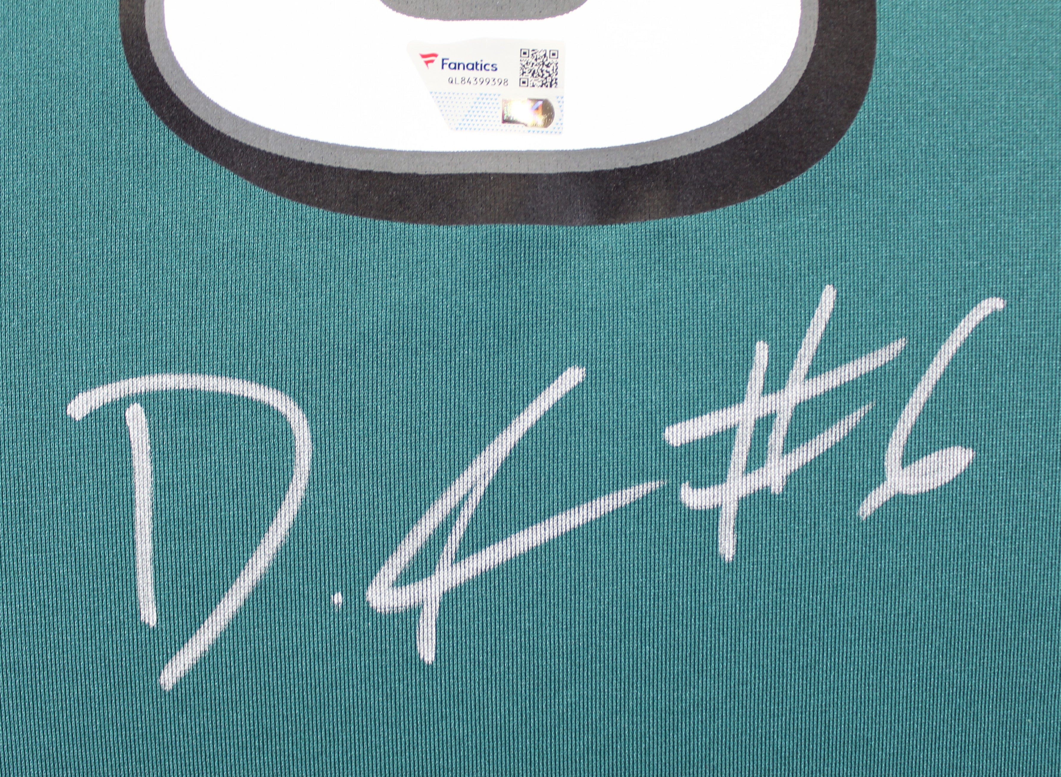 Eagles DeVonta Smith Authentic Signed Green Nike Game Jersey Fanatics