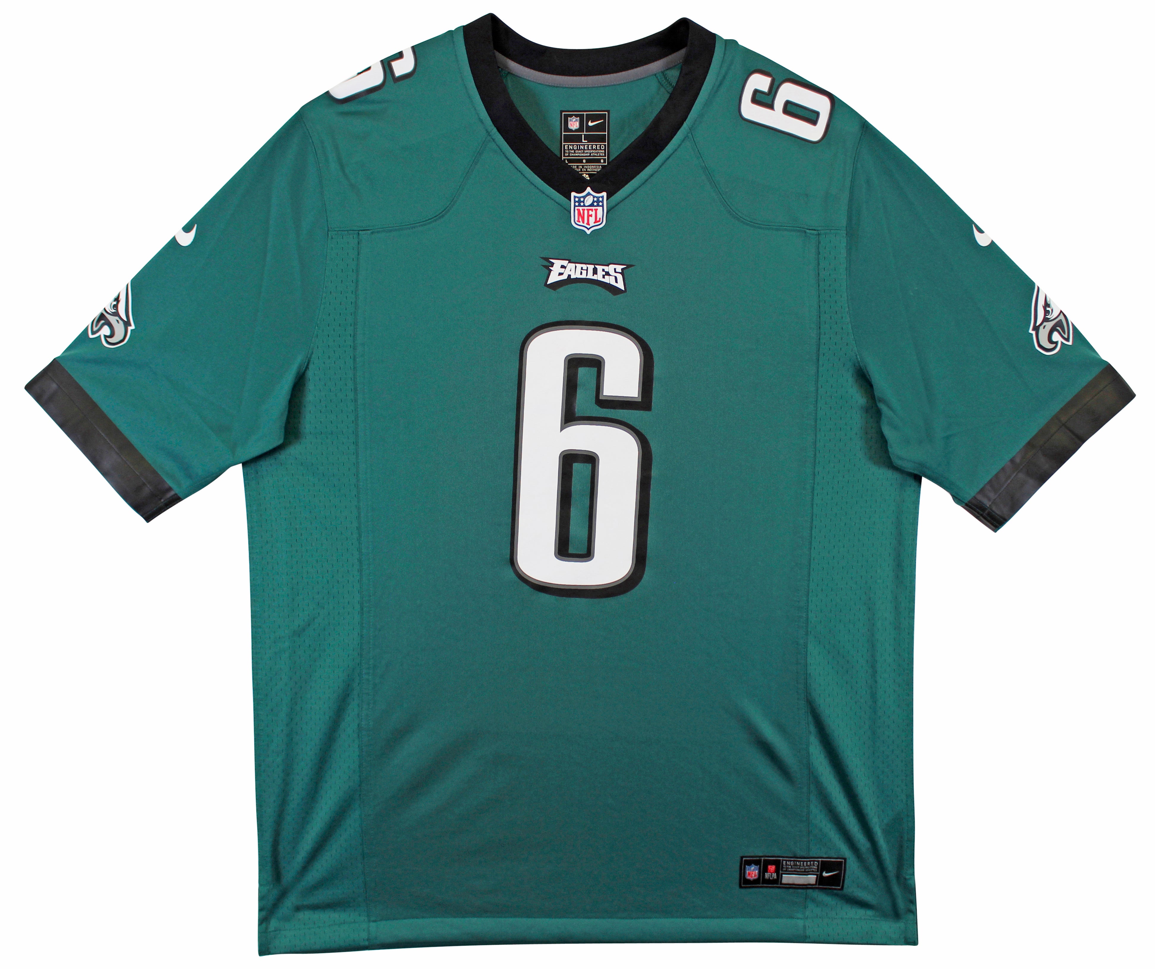 Eagles DeVonta Smith Authentic Signed Green Nike Game Jersey Fanatics