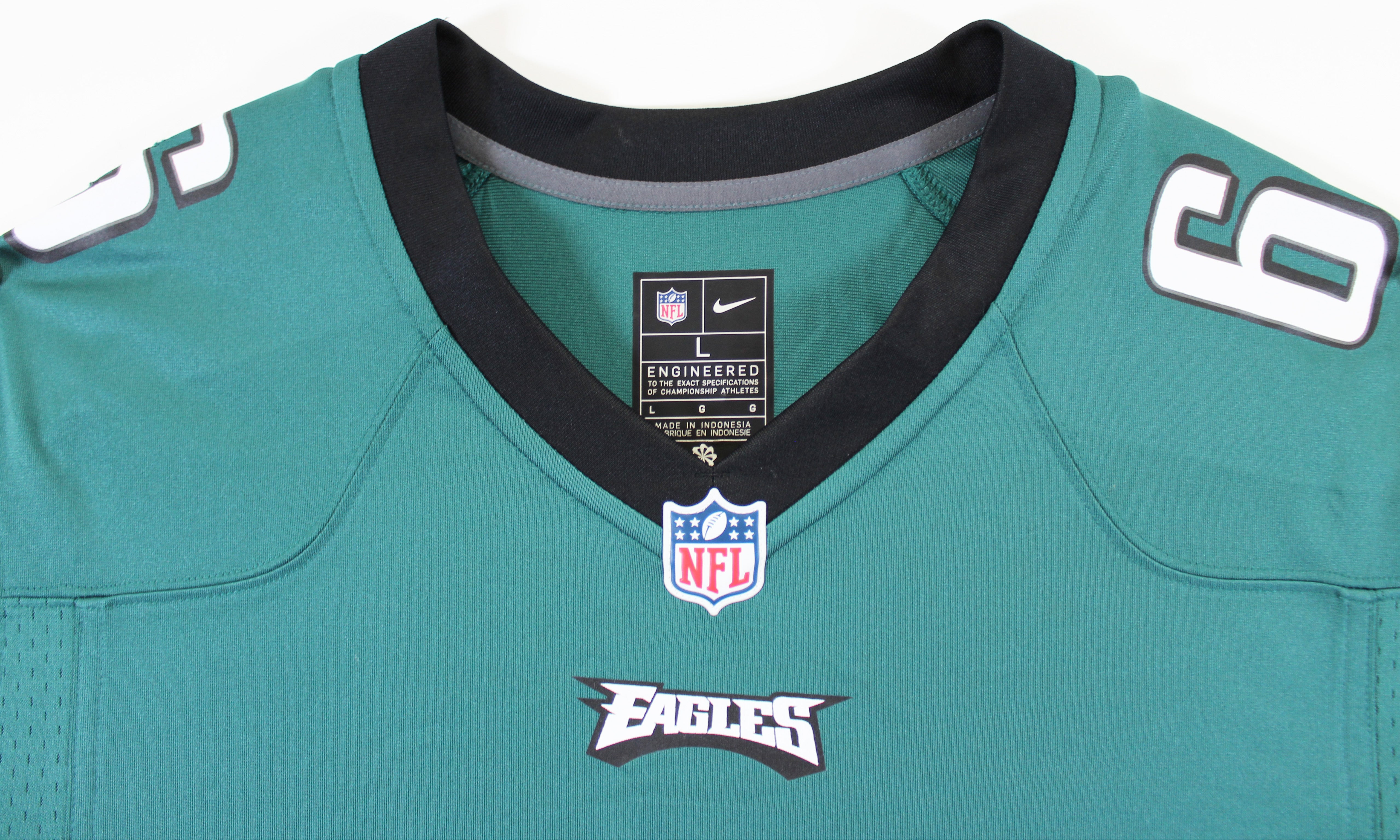 Eagles DeVonta Smith Authentic Signed Green Nike Game Jersey Fanatics