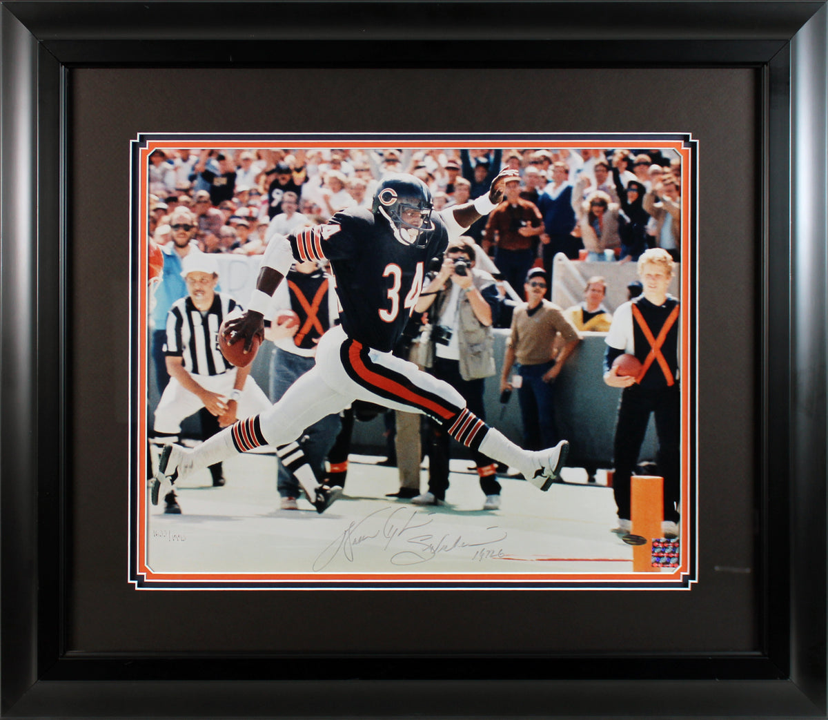 Bears Walter Payton "Sweetness, 16,726" Signed 16x20 Framed Photo LE #1633/1993