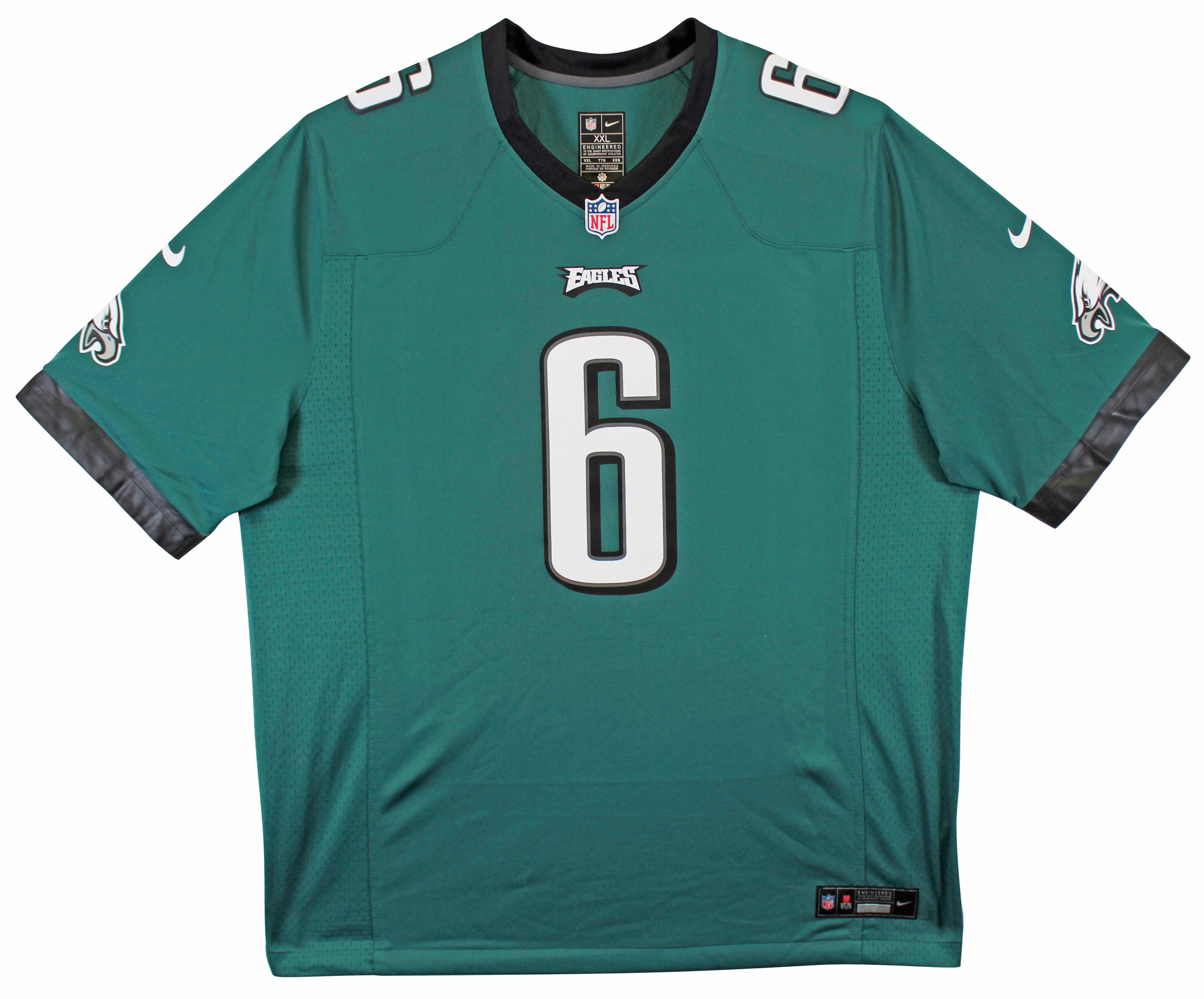 Eagles DeVonta Smith Authentic Signed Green Nike Game Jersey Fanatics