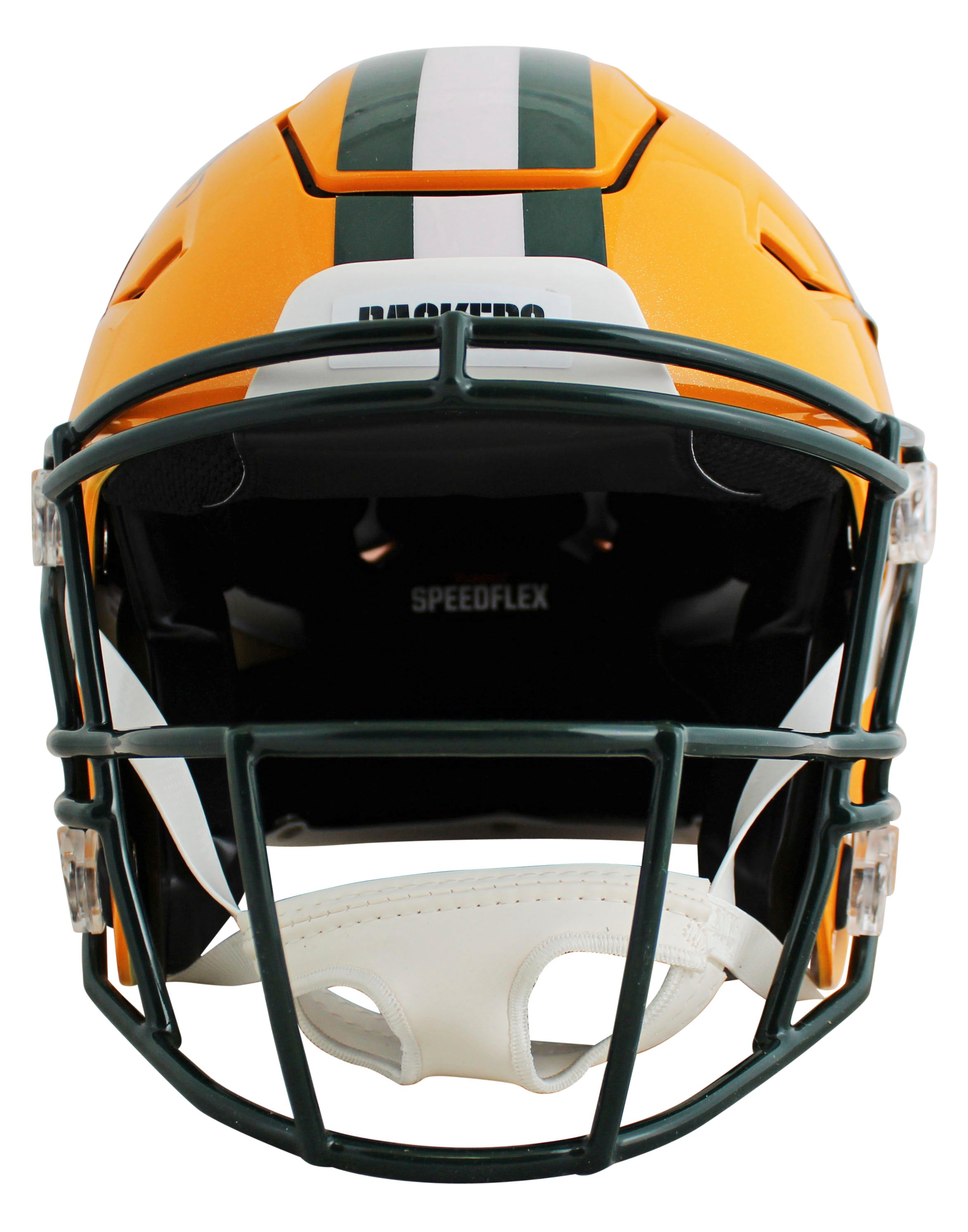 Packers Davante Adams Signed Riddell Speed Flex Full Size Helmet BAS Witnessed