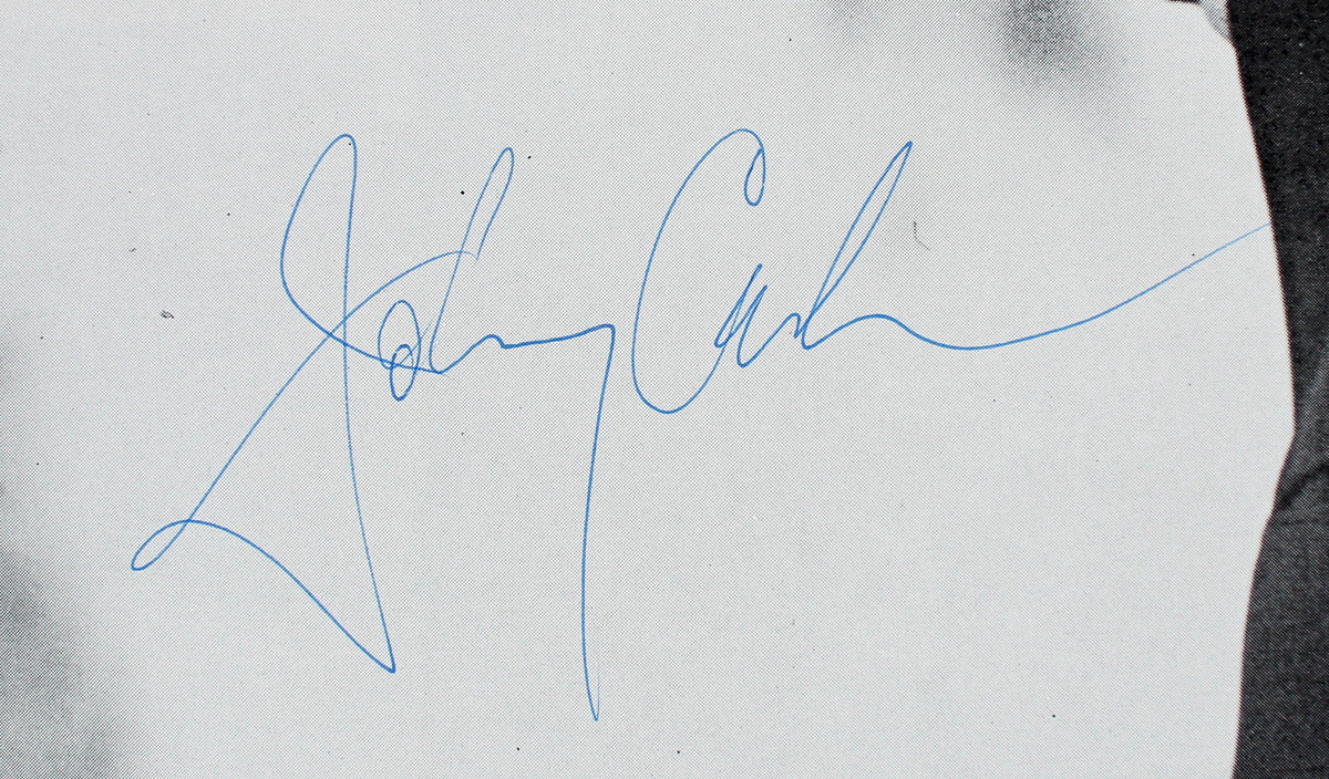 Johnny Cash & June Carter Cash Signed 1972 European Tour Program BAS #AB91965