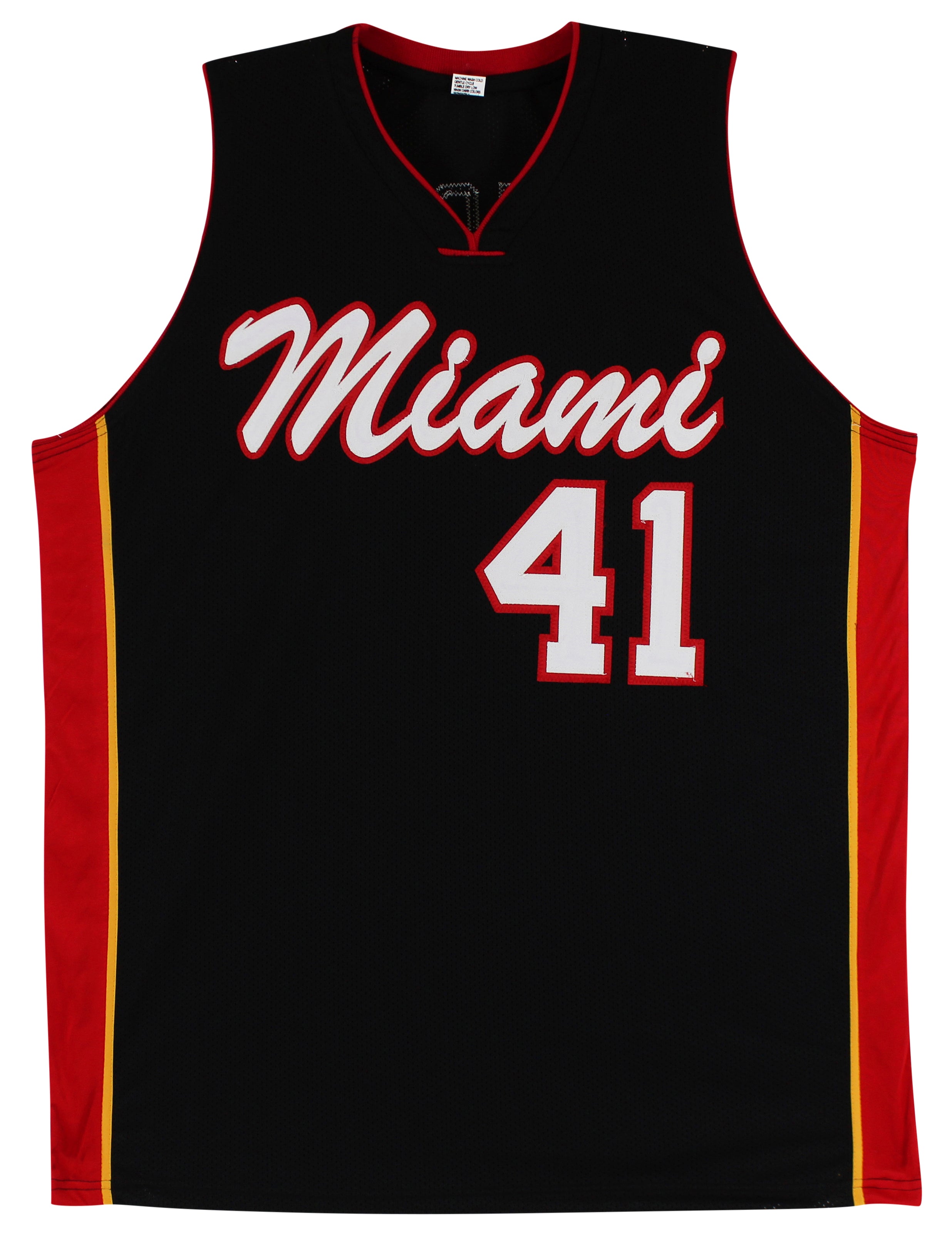 Glen Rice Authentic Signed Black Pro Style Jersey Autographed BAS Witnessed