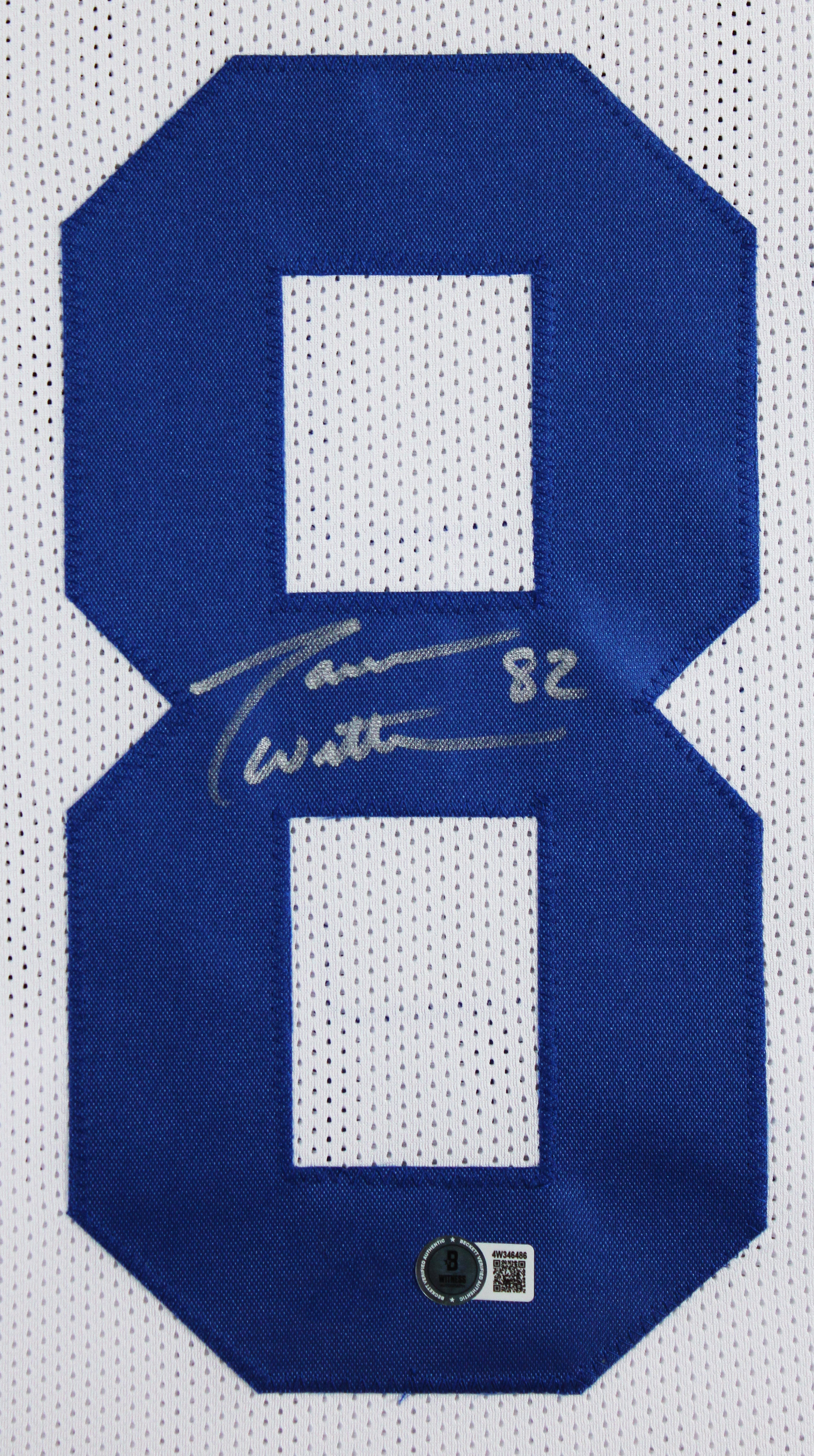 Jason Witten Authentic Signed White Pro Style Framed Jersey BAS Witnessed