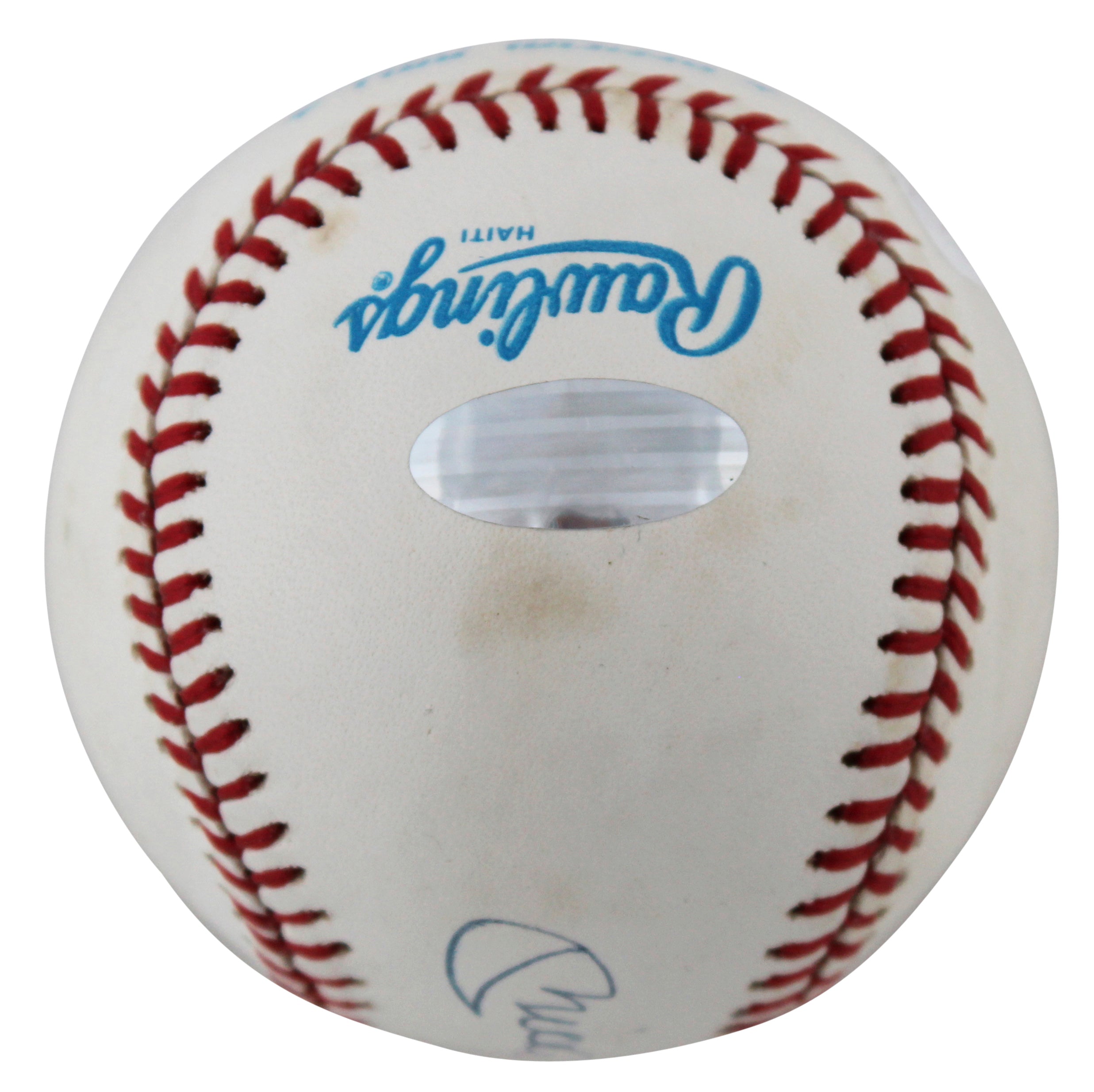 Mickey Mantle & Frank Robinson Signed Bobby Brown Oal Baseball BAS #AC33918