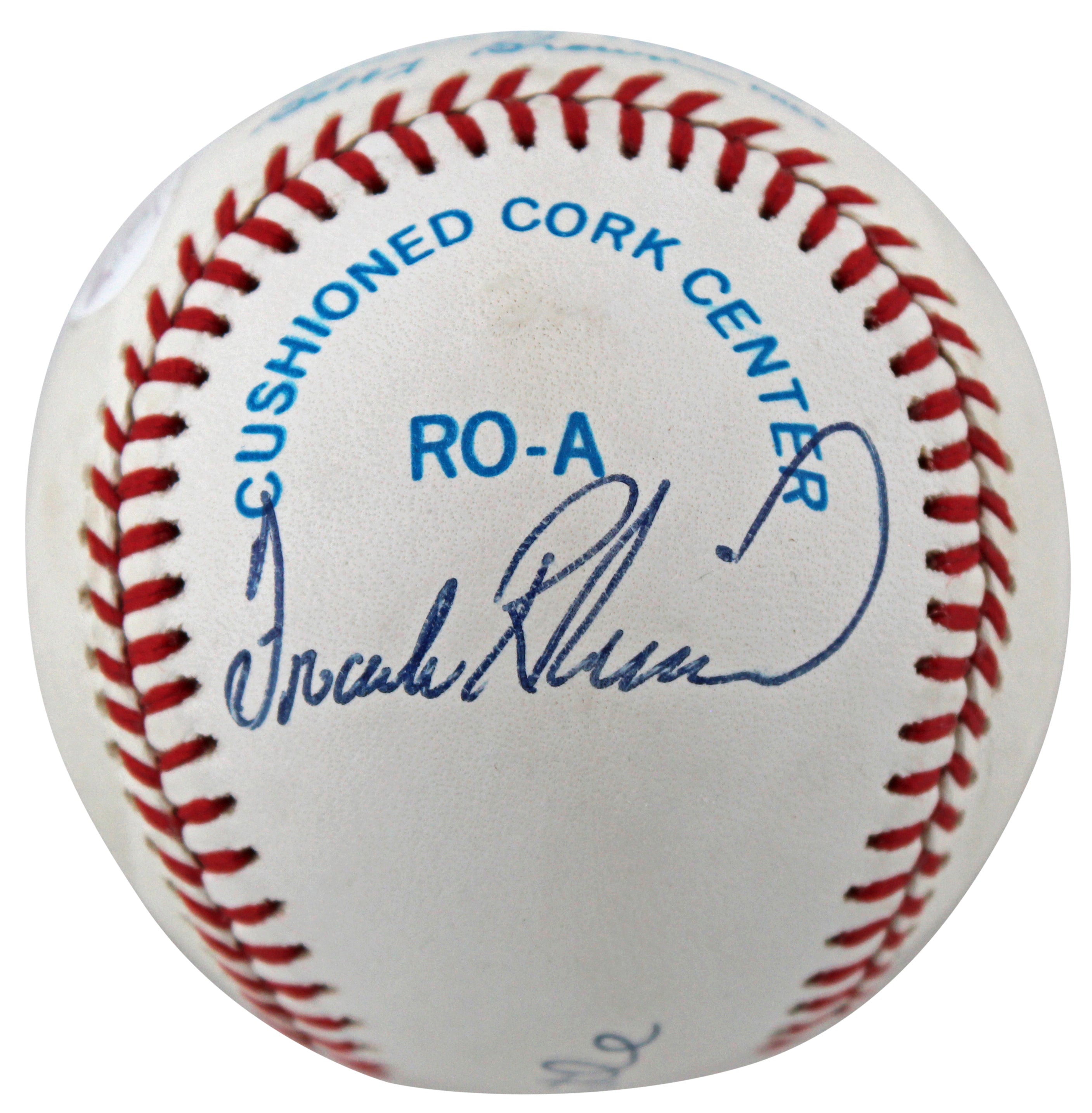 Mickey Mantle & Frank Robinson Signed Bobby Brown Oal Baseball BAS #AC33918