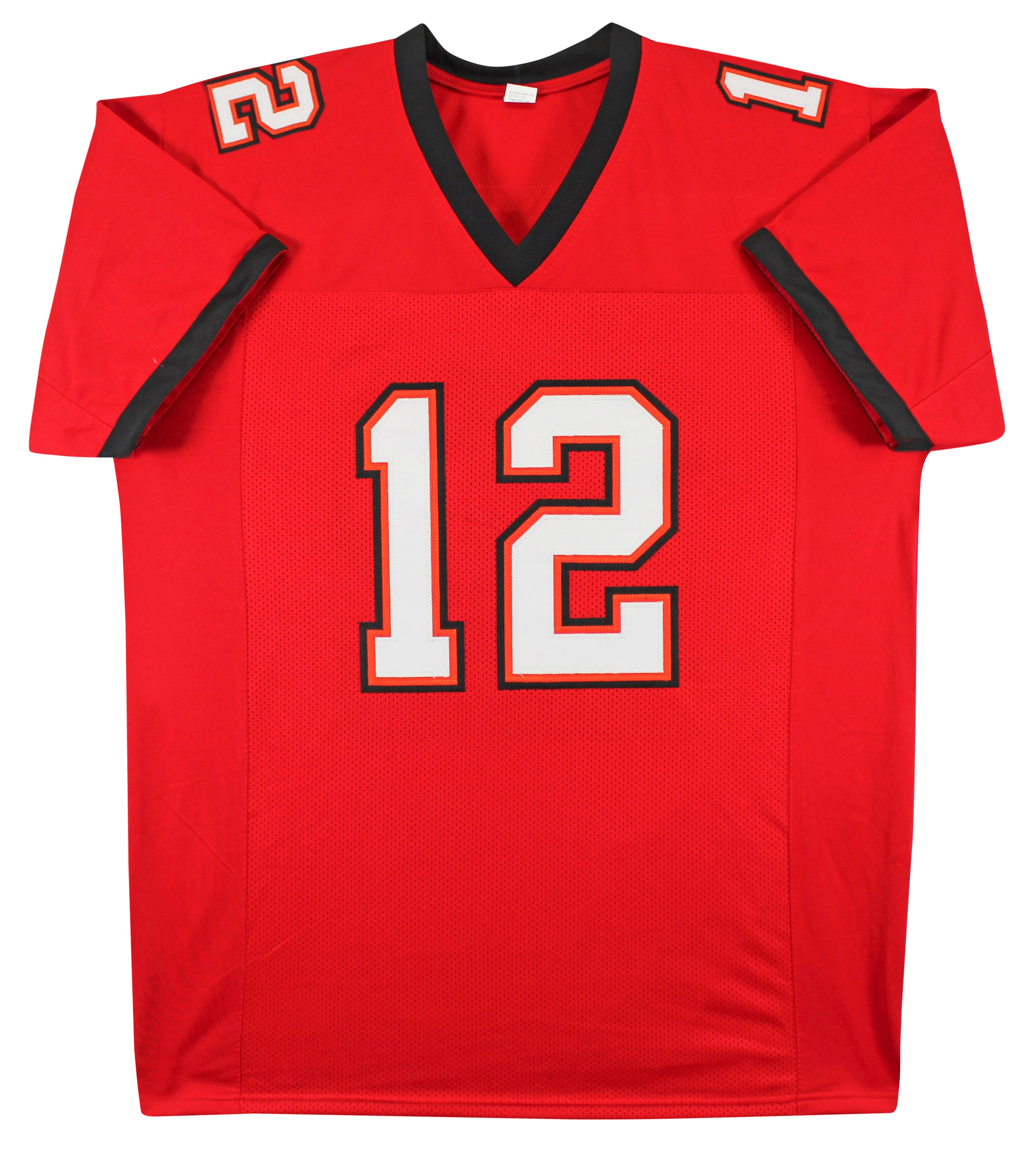 Trent Dilfer Authentic Signed Red Pro Style Jersey BAS Witnessed #1W952953