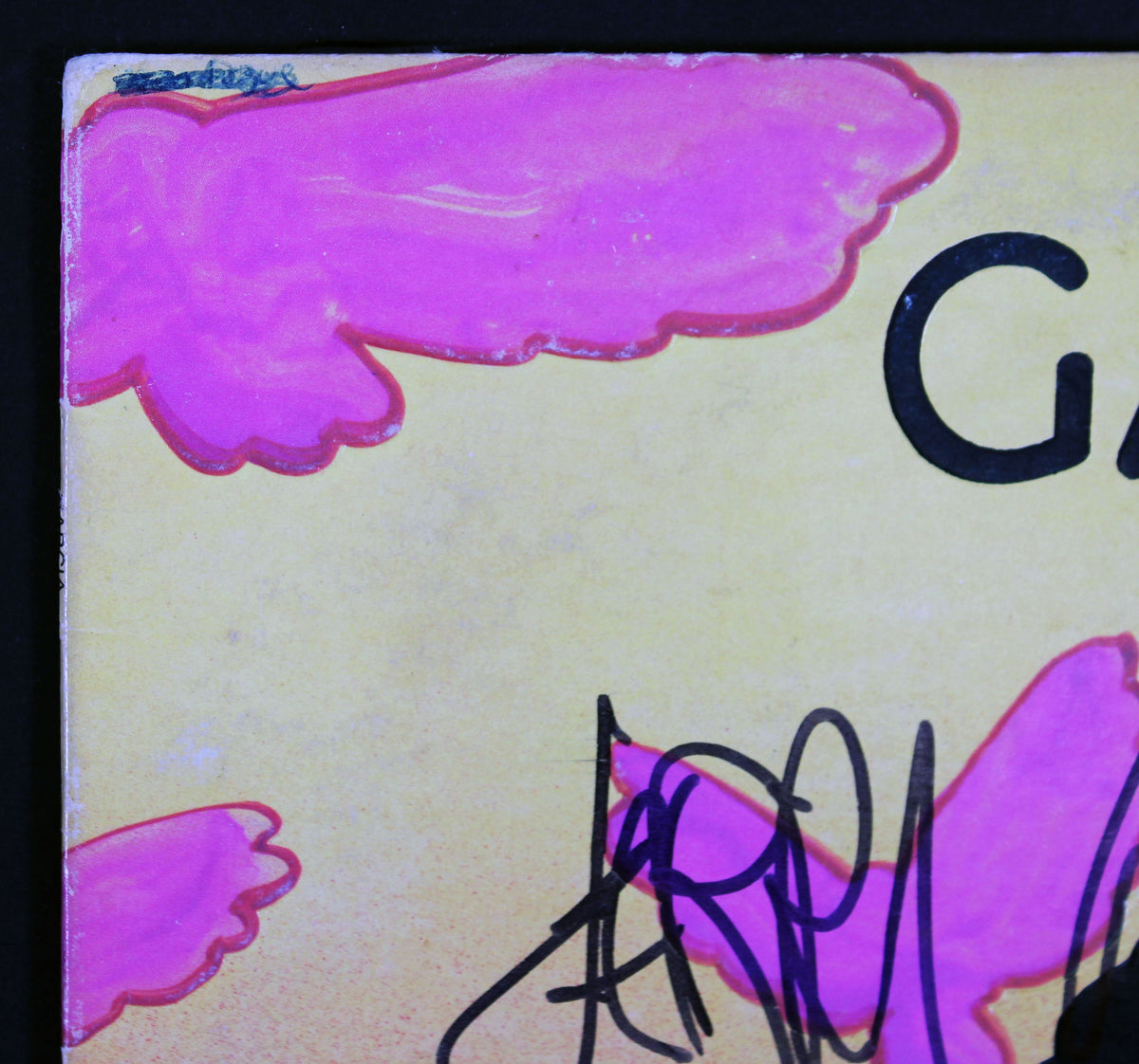Jerry Garcia Authentic Signed Self Titled Album Cover Autographed JSA #XX60007