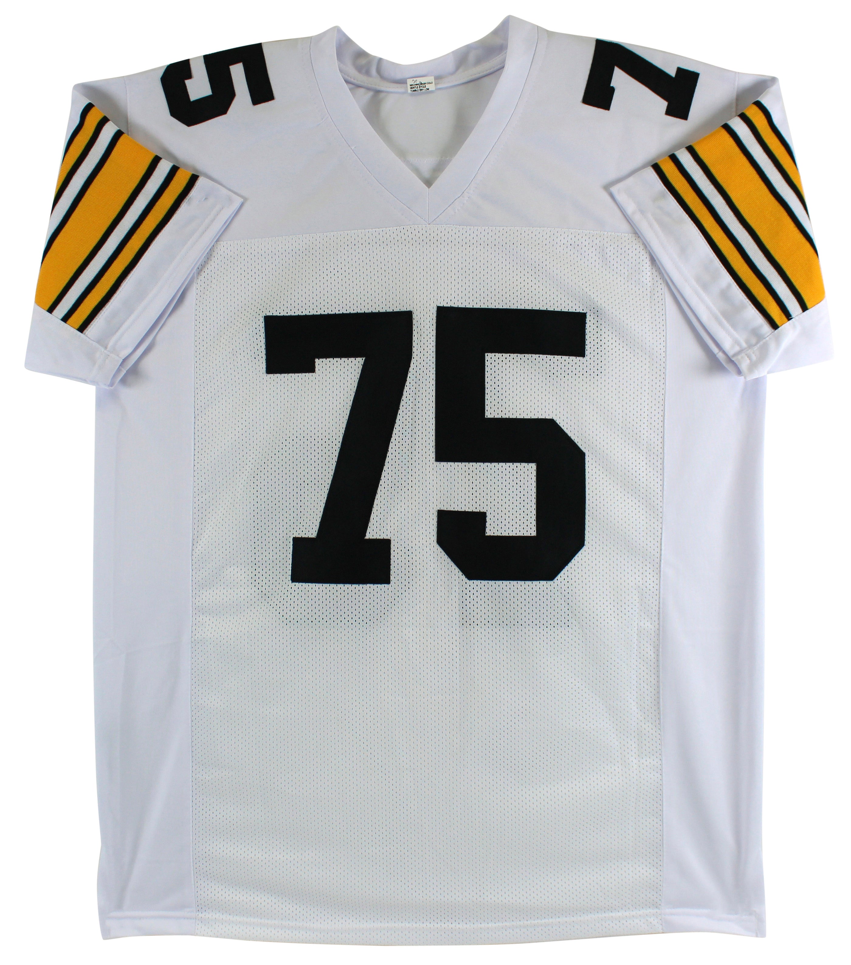 Joe Greene "HOF 87" Authentic Signed White Pro Style Jersey BAS Witnessed
