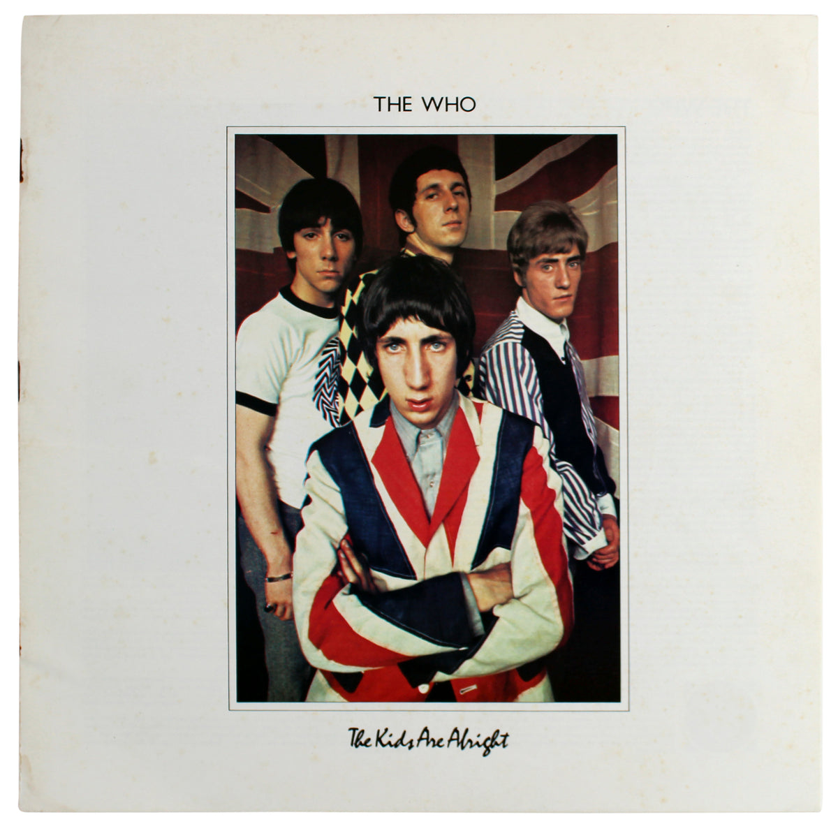 Pete Townshend The Who Signed The Kids Are Alright Album Cover W/ Vinyl BAS