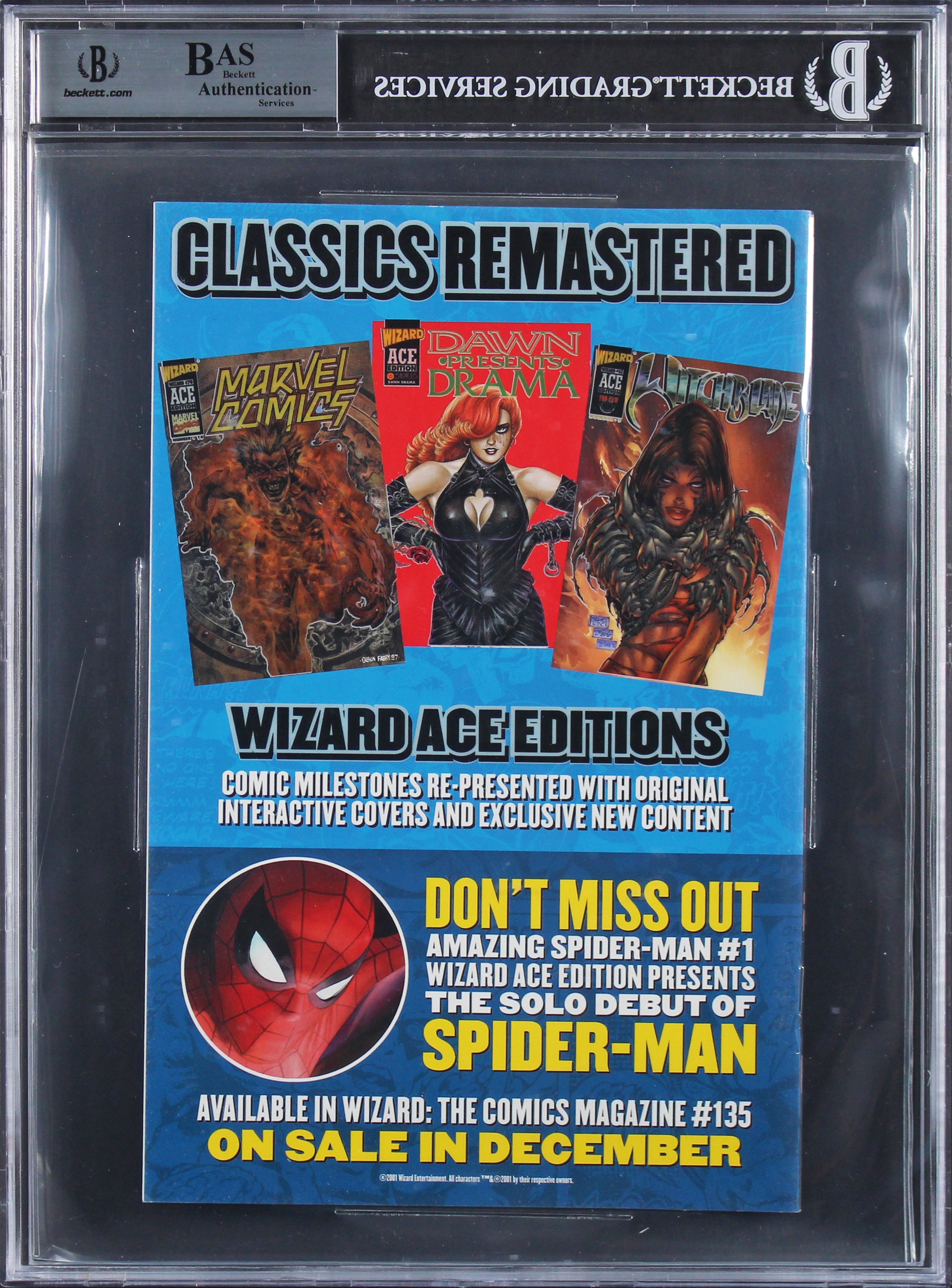 Stan Lee & Joe Sinnott Signed Fantastic Four #48 Ace Edition Comic BAS Slabbed