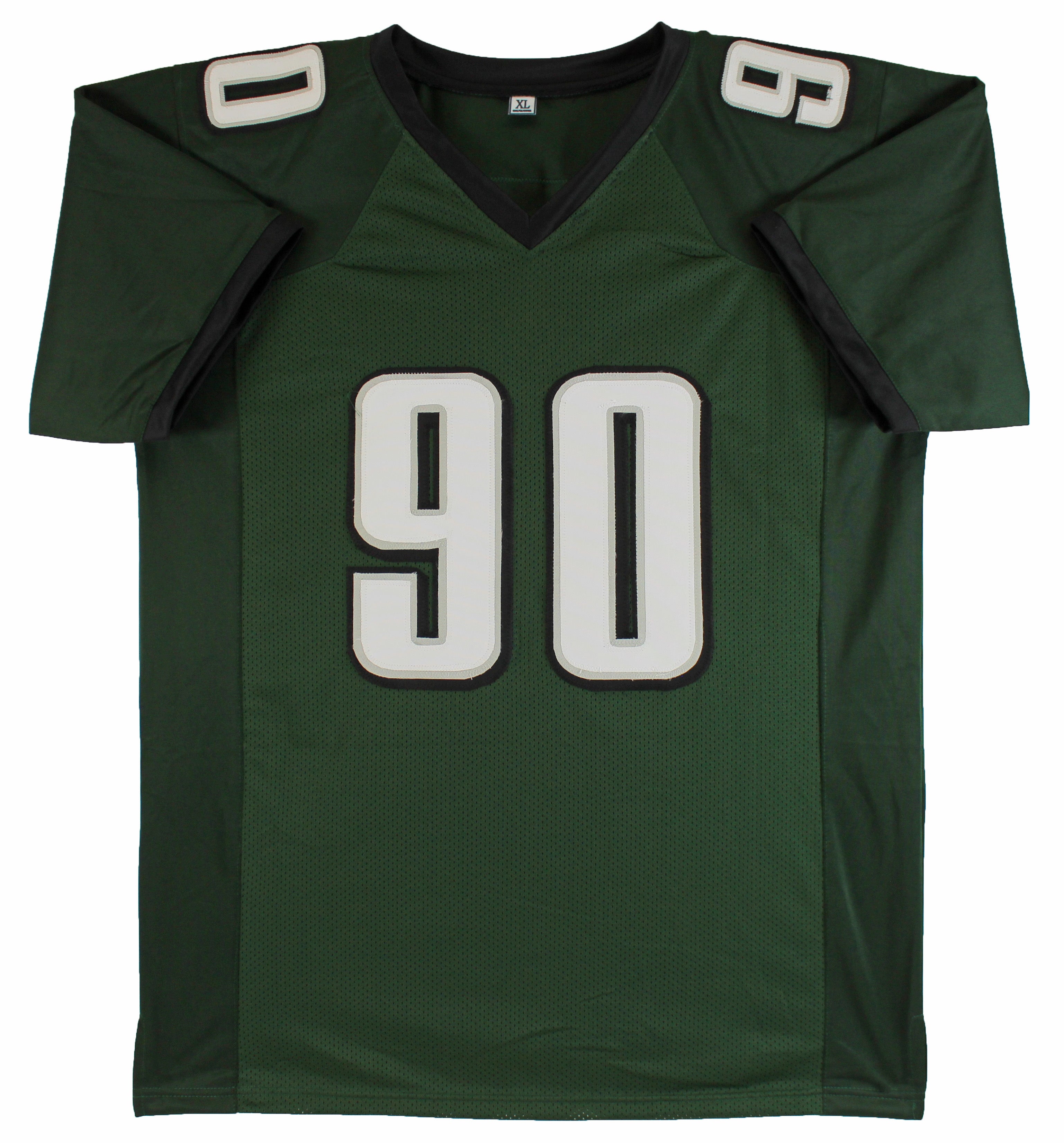 Jordan Davis Authentic Signed Green Pro Style Jersey Autographed JSA Witness