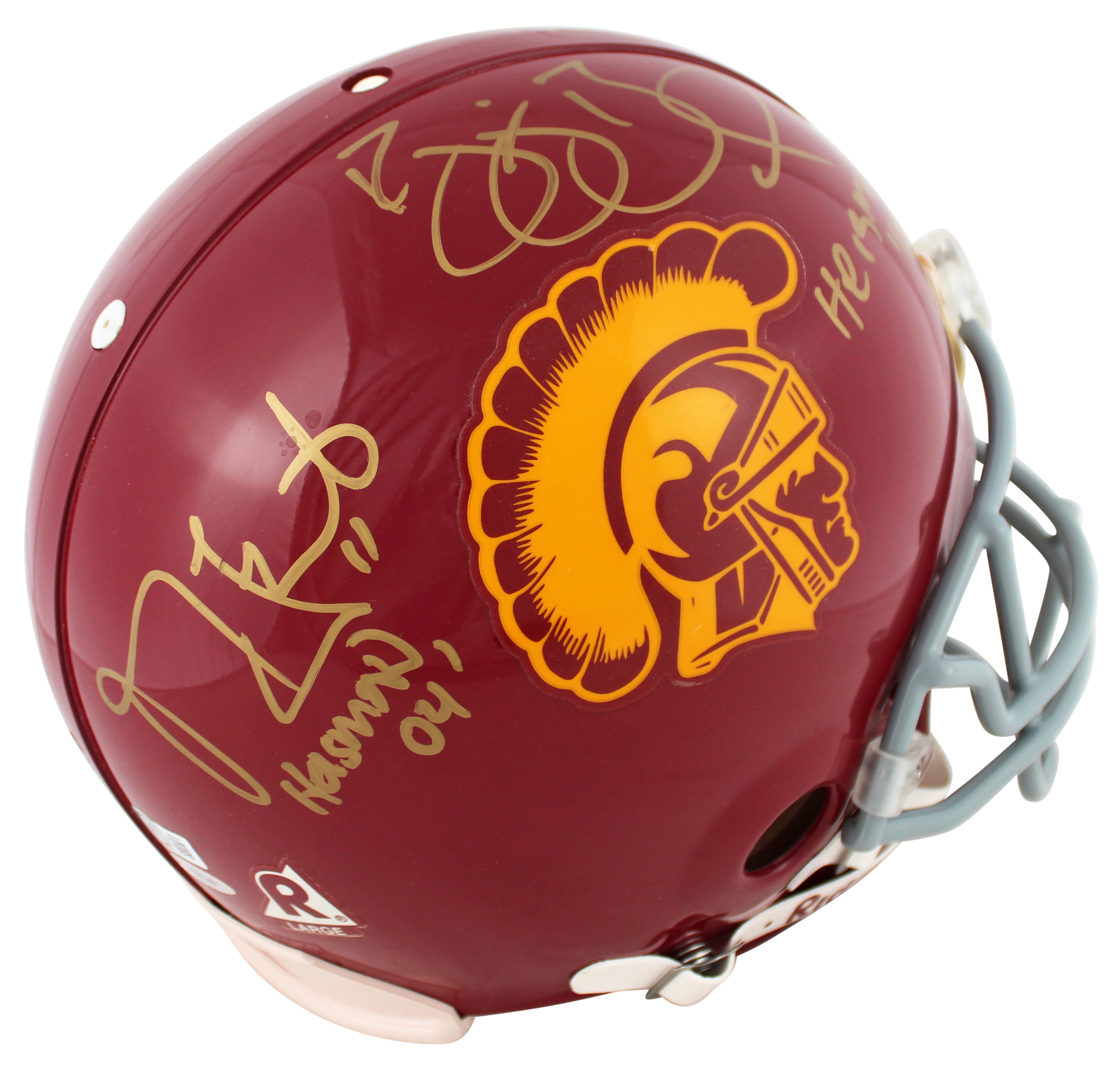 USC Reggie Bush & Matt Leinart Signed Full Size Proline Helmet BAS #BK02141
