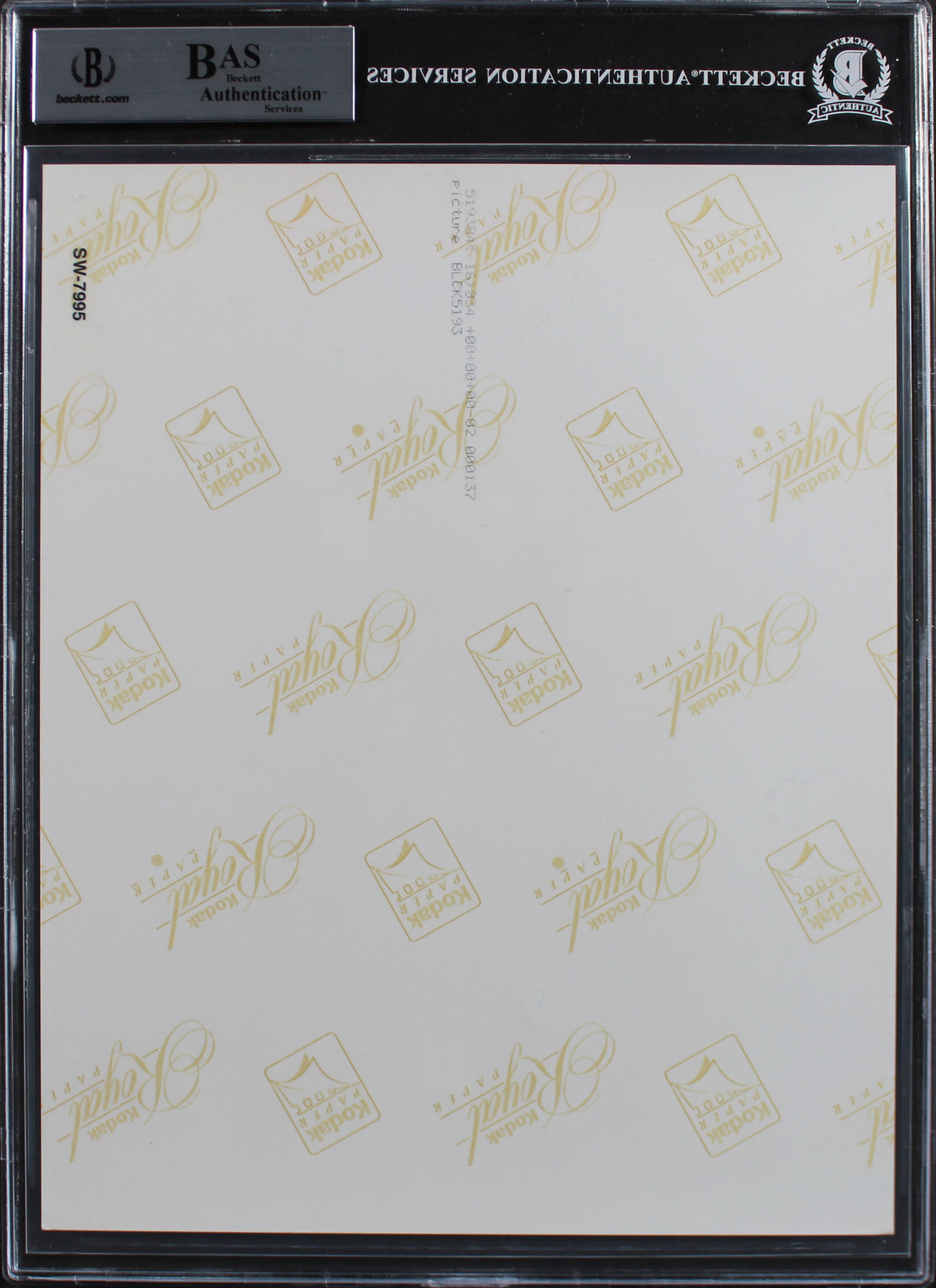 Carrie Fisher & Peter Mayhew Star Wars A New Hope Signed 8x10 Photo BAS Slabbed
