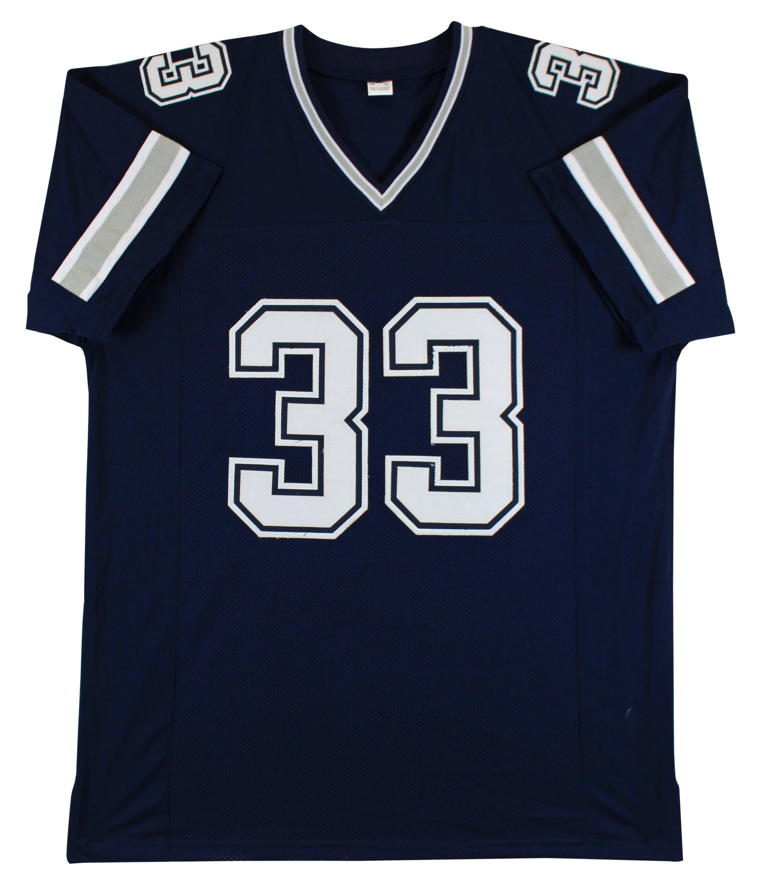 Tony Dorsett Authentic Signed Navy Blue Pro Style Jersey BAS Witnessed