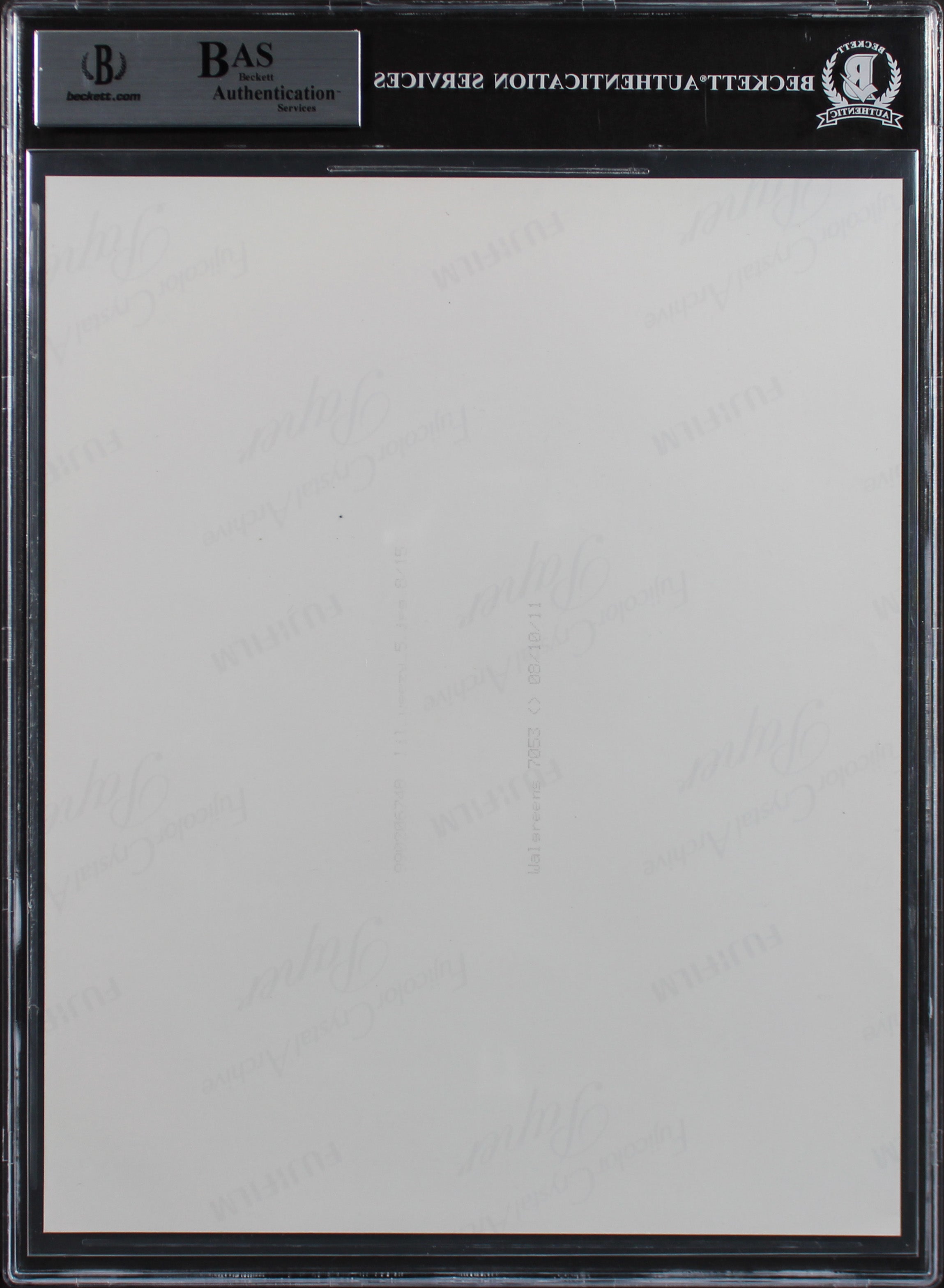 Lil' Wayne Authentic Signed 8x10 Color Photo Autographed BAS Slabbed
