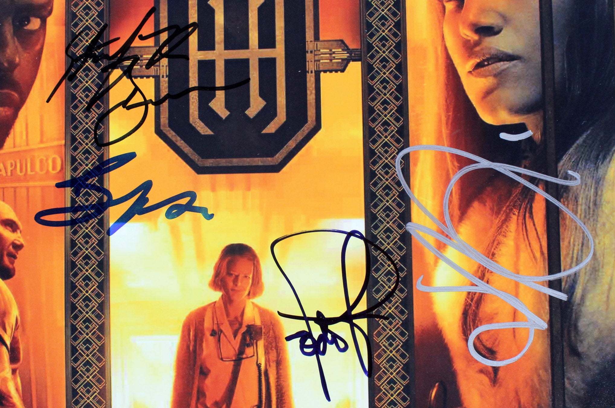 Hotel Artemis (5) Foster, Brown, Henry, Day +1 Signed 12x18 Photo BAS #A57109