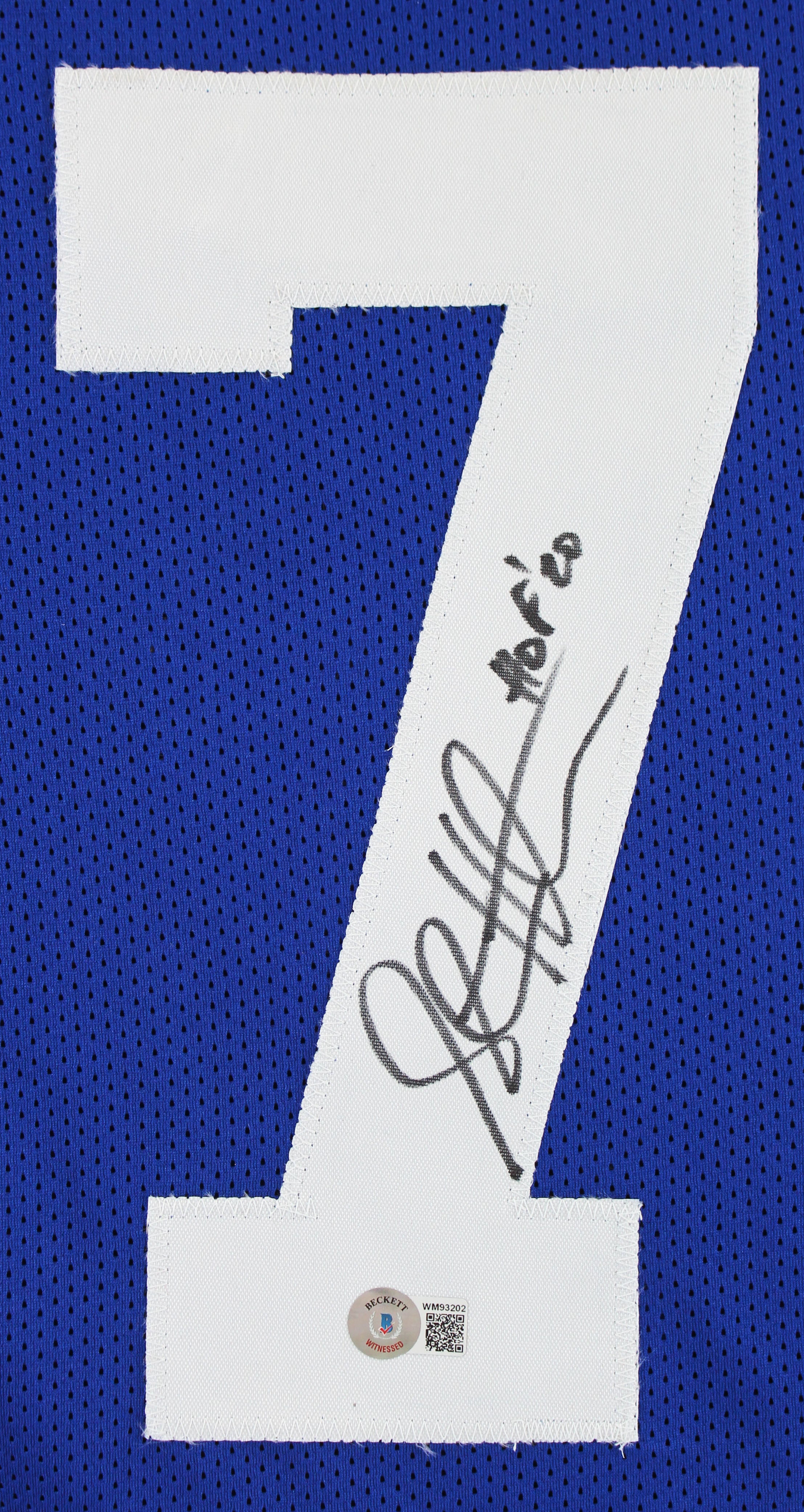 Steve Hutchinson "HOF 2020" Authentic Signed Blue Pro Style Jersey BAS