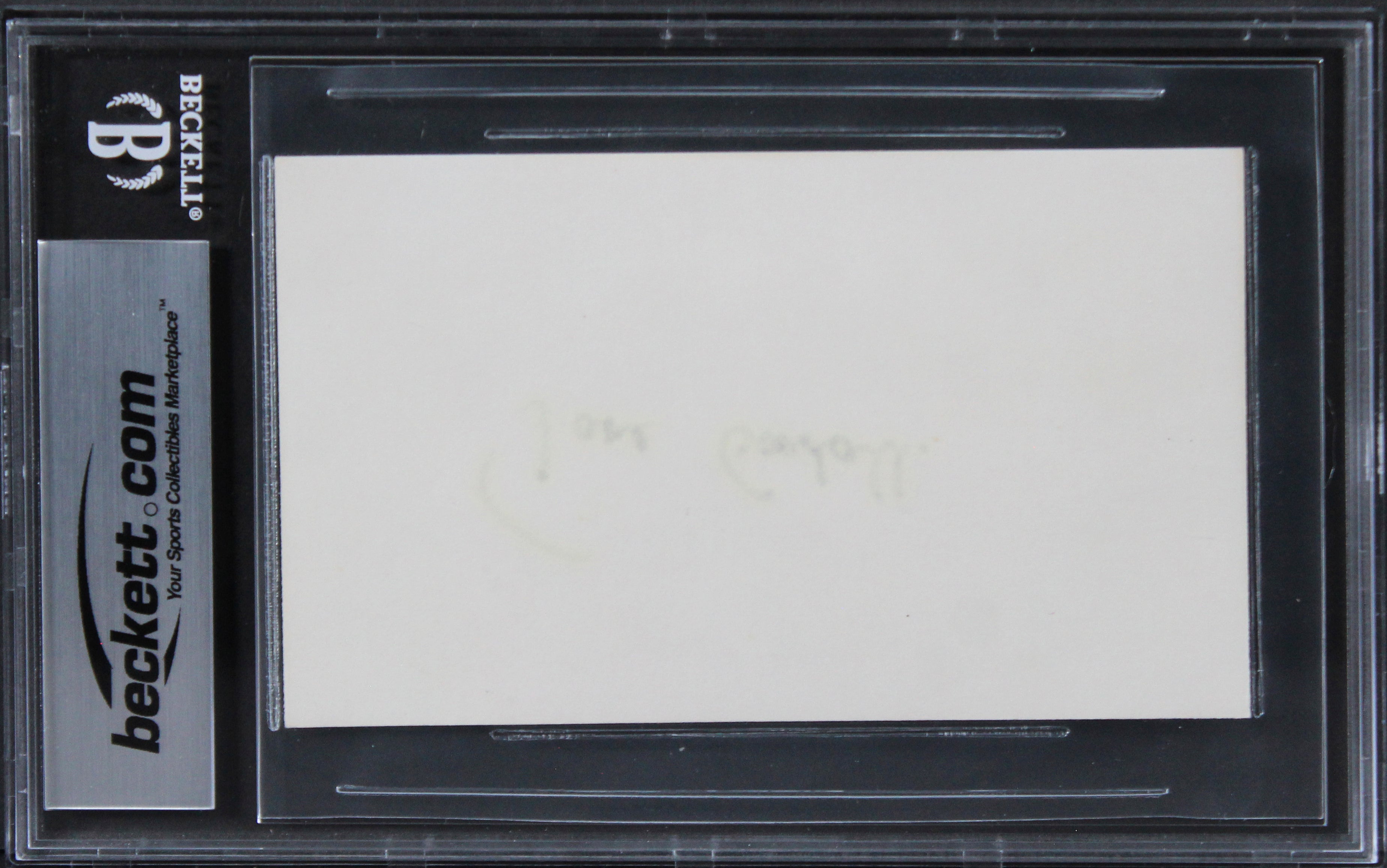 Jane Goodall Gorillas in the Mist Authentic Signed 3x5 Index Card BAS Slabbed 2