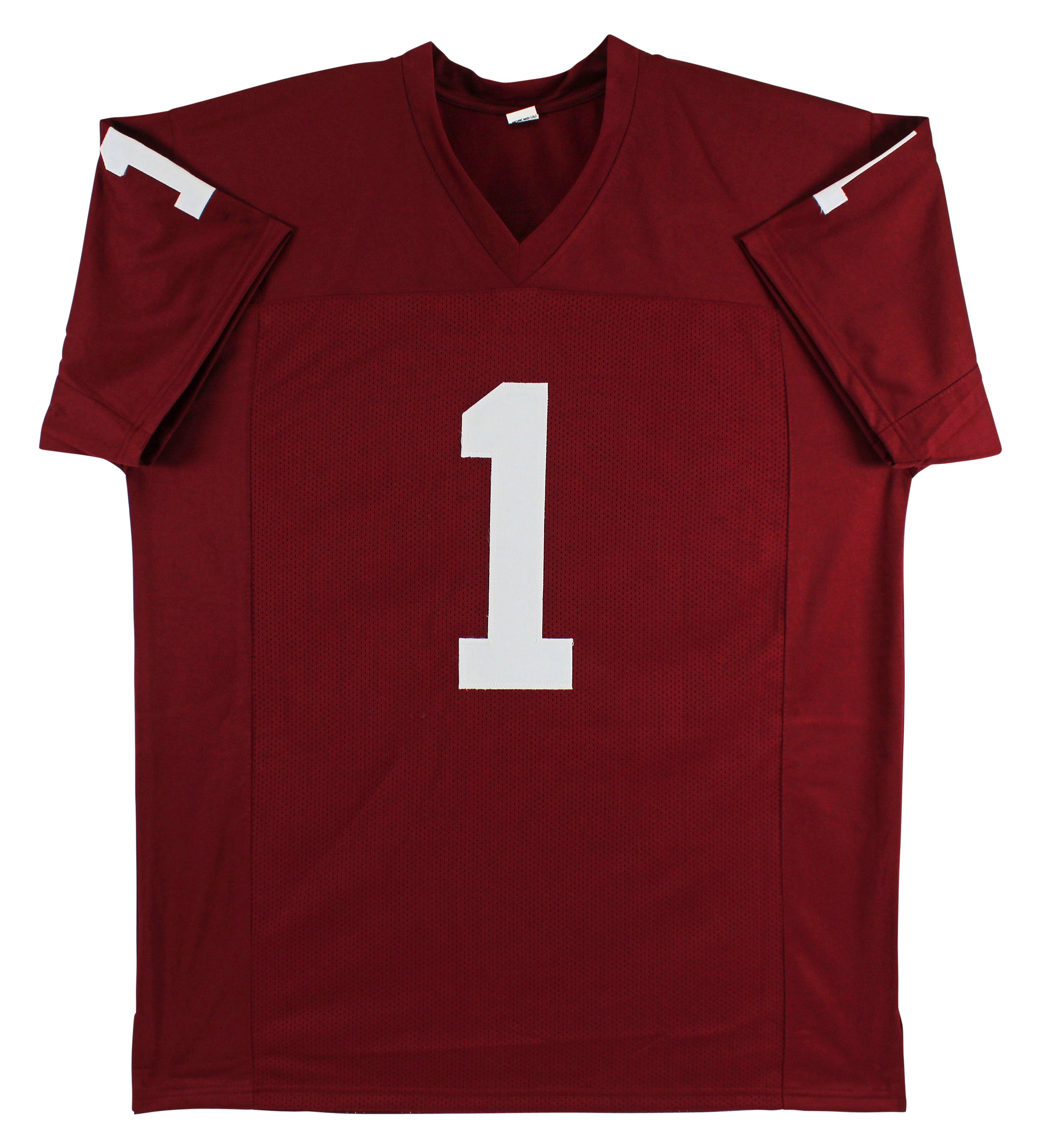 Oklahoma Jalen Hurts Authentic Signed Maroon Pro Style Jersey BAS Witnessed