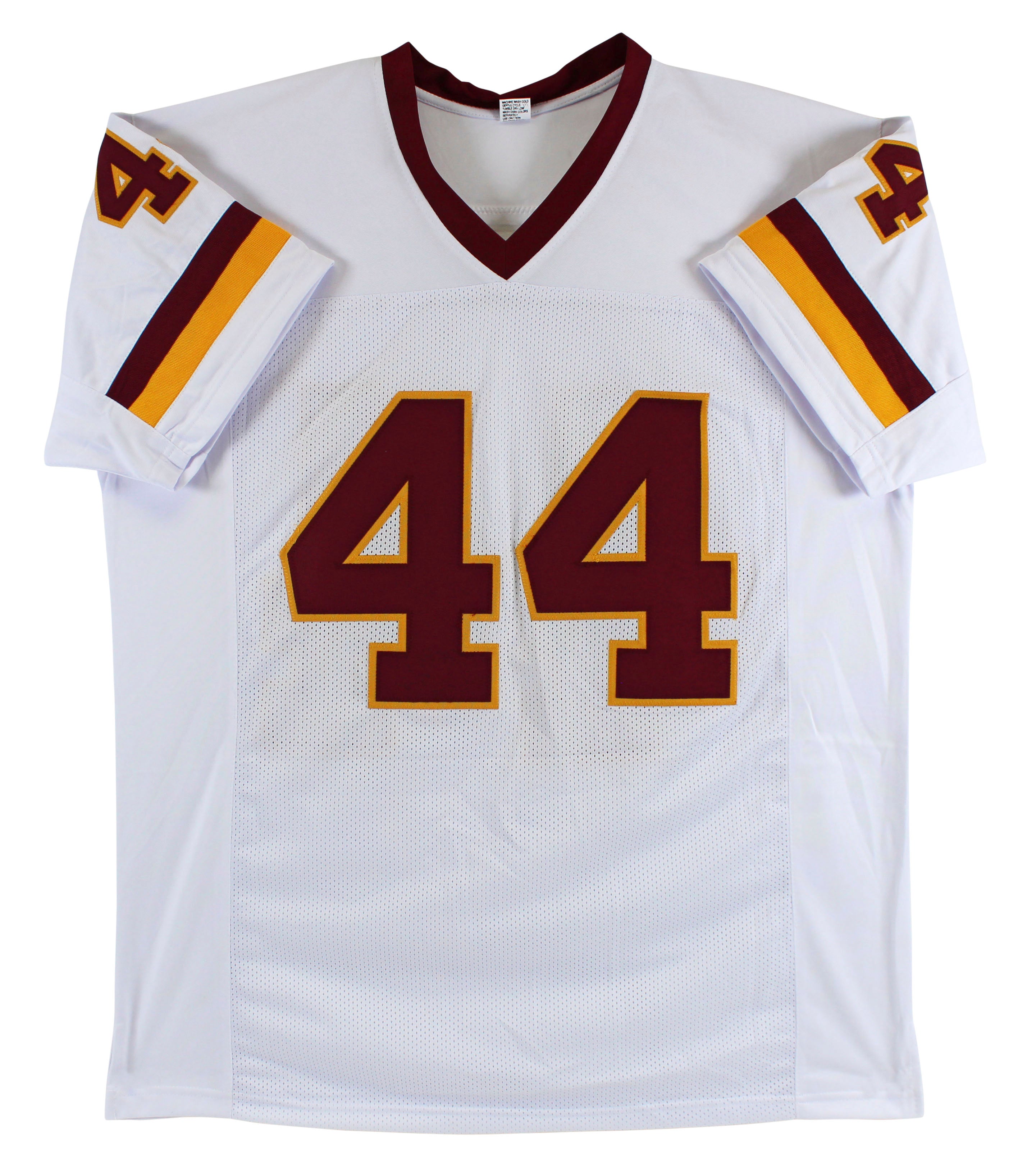 John Riggins Authentic Signed White Pro Style Jersey Autographed BAS Witnessed