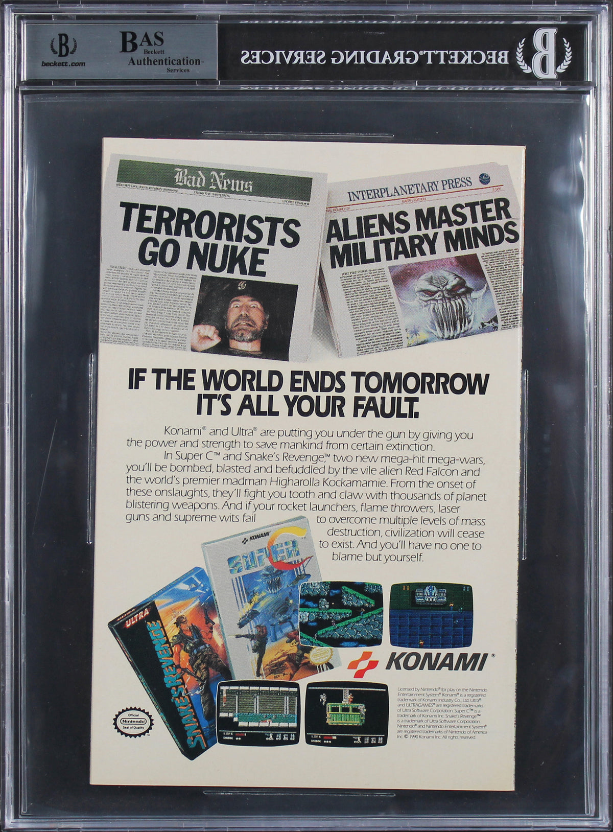 Stan Lee & Todd McFarlane Signed Spider-Man Torment #1 Green Comic BAS Slabbed