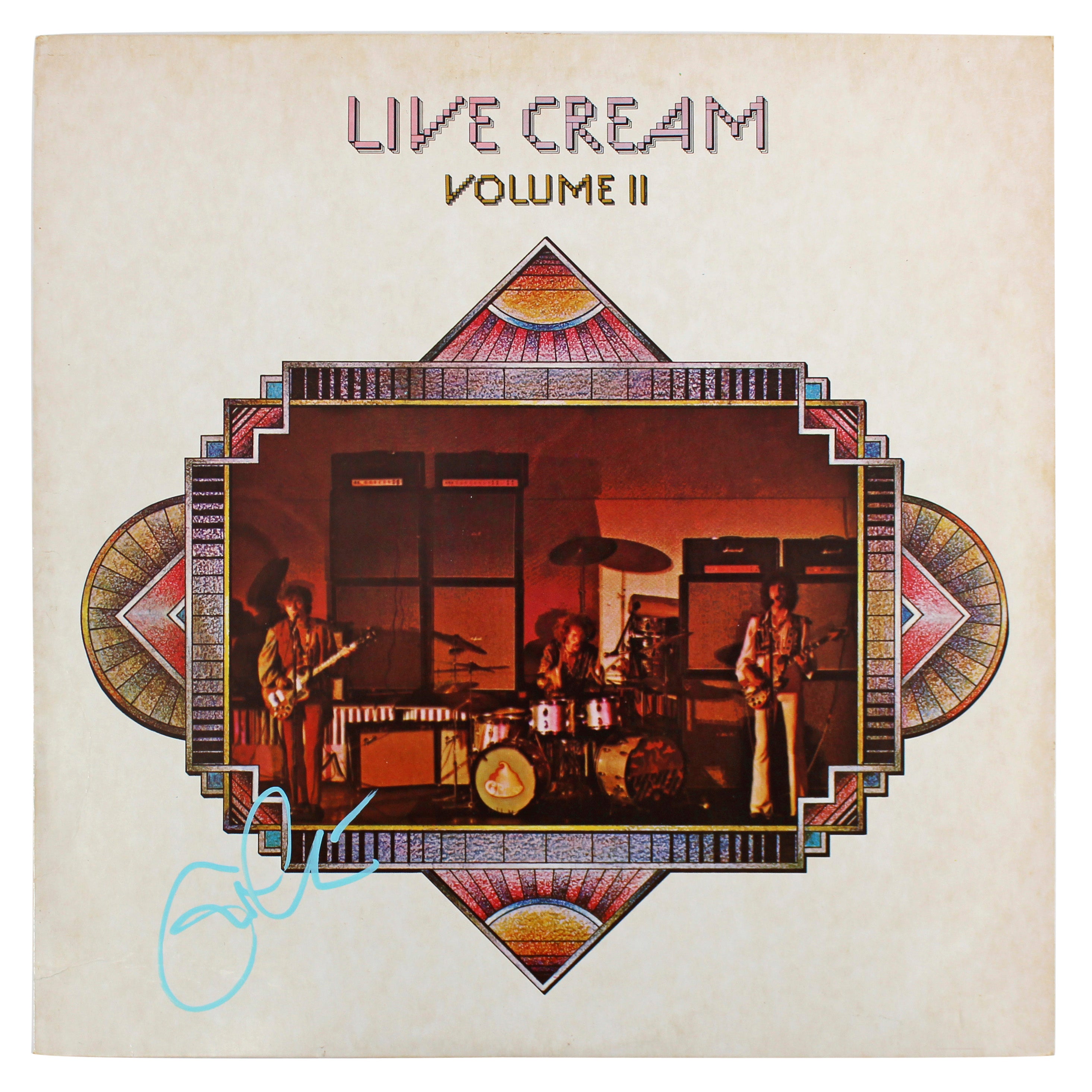 Eric Clapton Signed Live Cream Volume II Album Cover W/ Vinyl BAS #AB14632