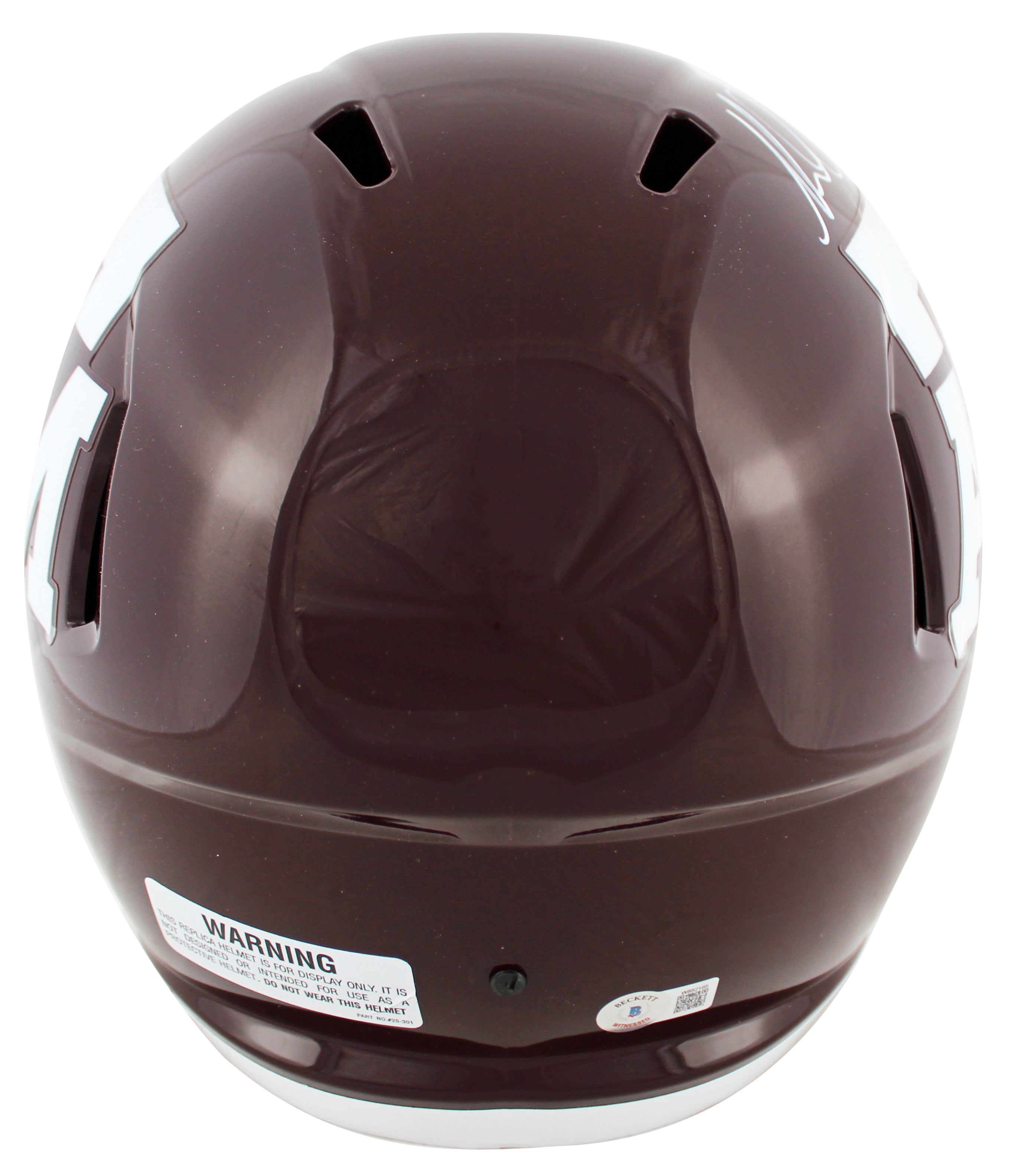 Texas A&M Mike Evans Authentic Signed Full Size Speed Rep Helmet BAS Witnessed