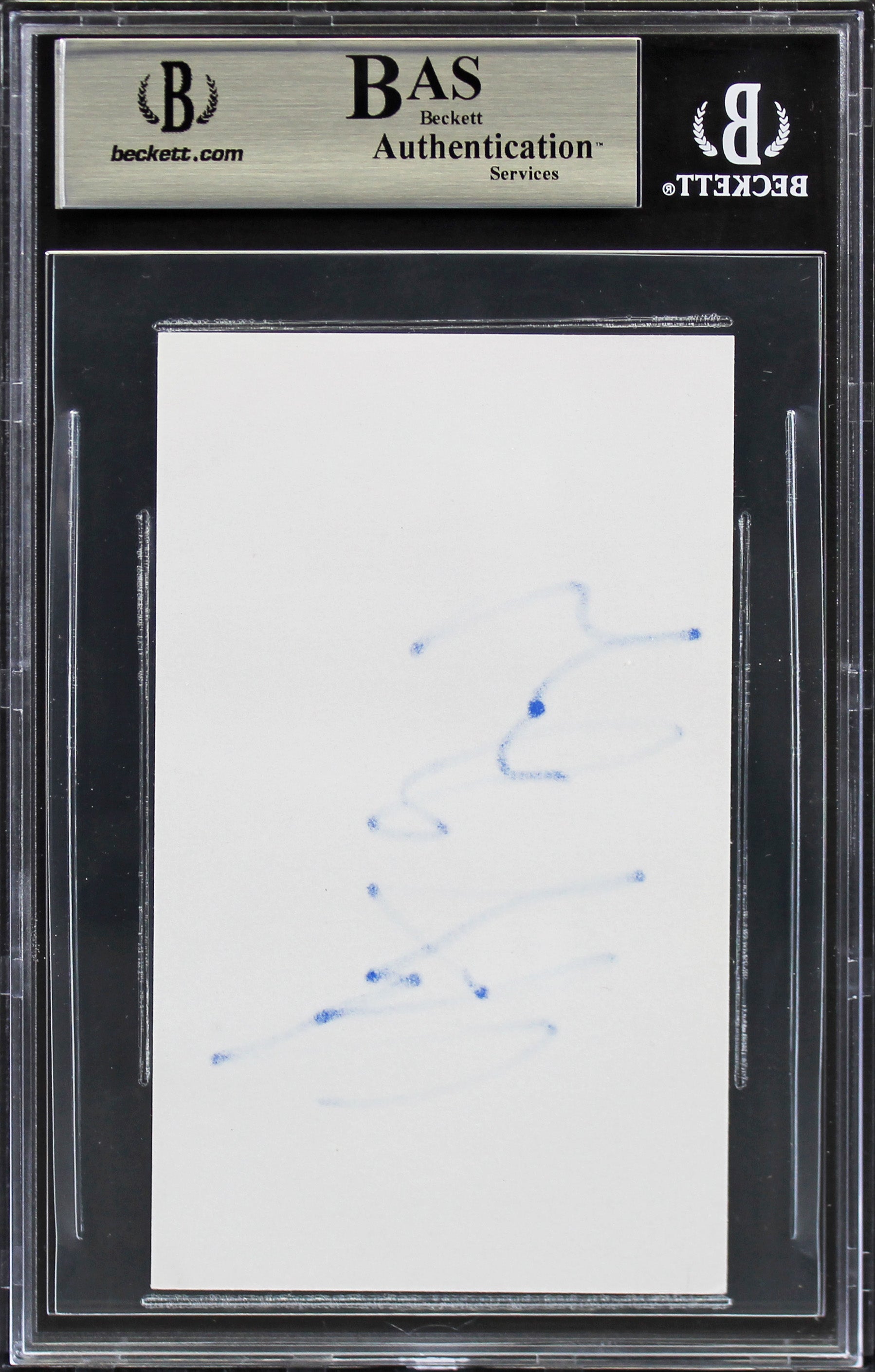 Micky Dolenz The Monkees Authentic Signed 3x5 Cut Signature BAS Slabbed