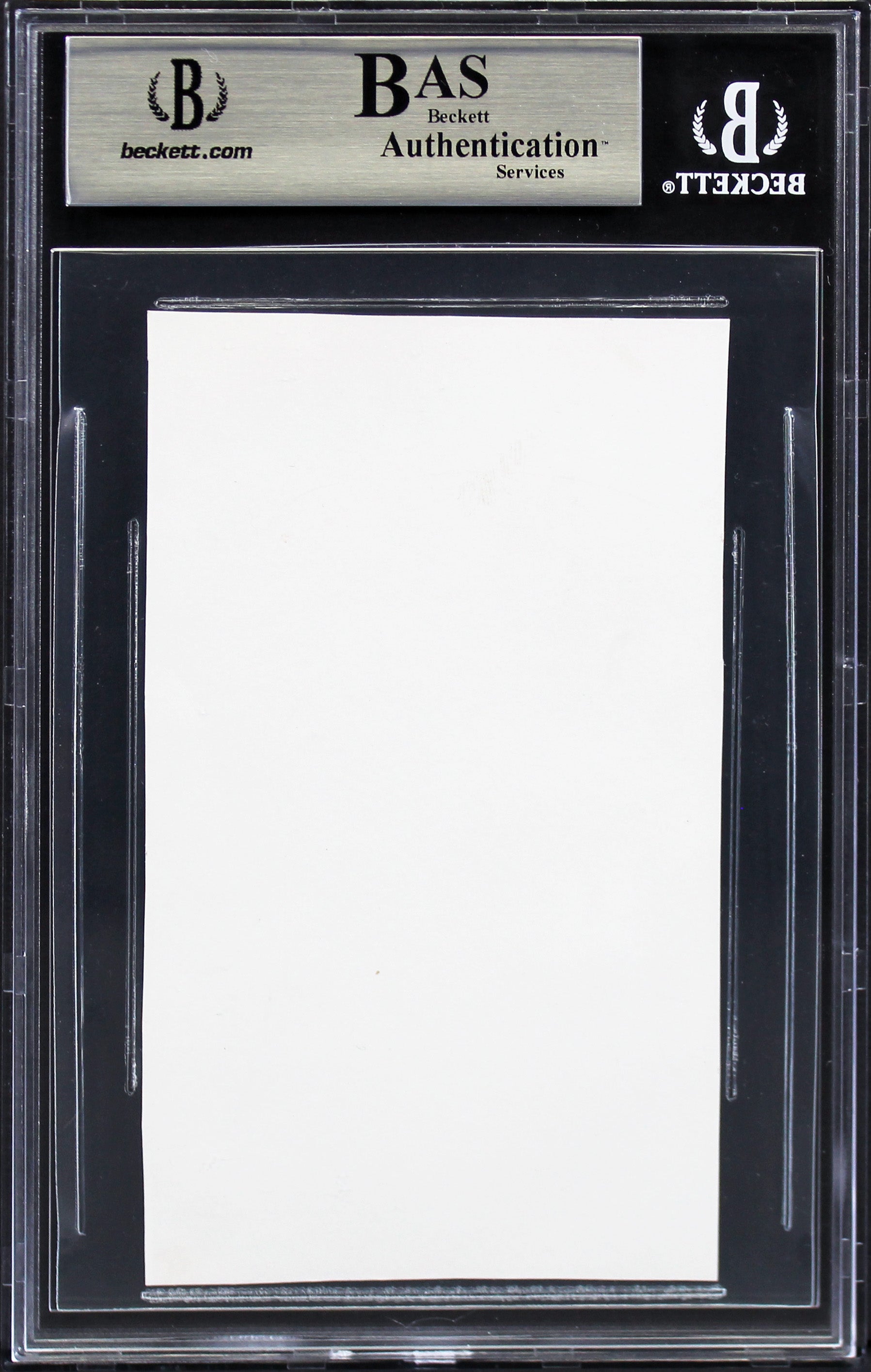 Paul McCartney The Beatles Authentic Signed 3x5 Cut Signature BAS Slabbed