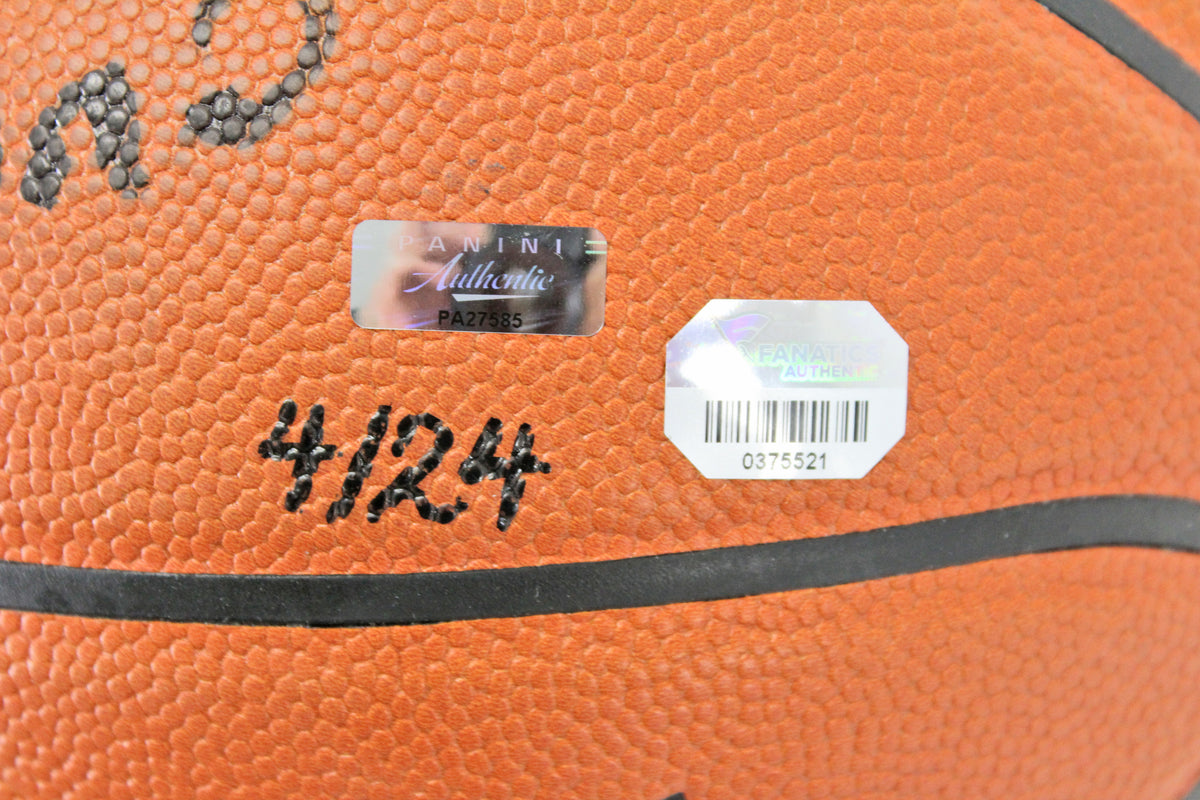 Lakers Kobe Bryant "Vino" Signed NBA Basketball LE 4/24 Fanatics & Panini