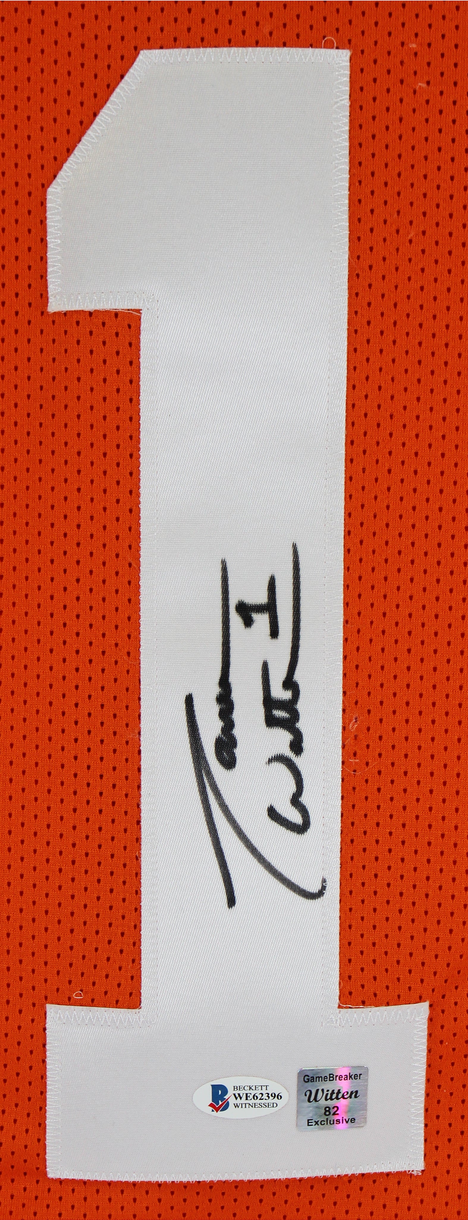 Tennessee Jason Witten Authentic Signed Orange Pro Style Jersey BAS Witnessed