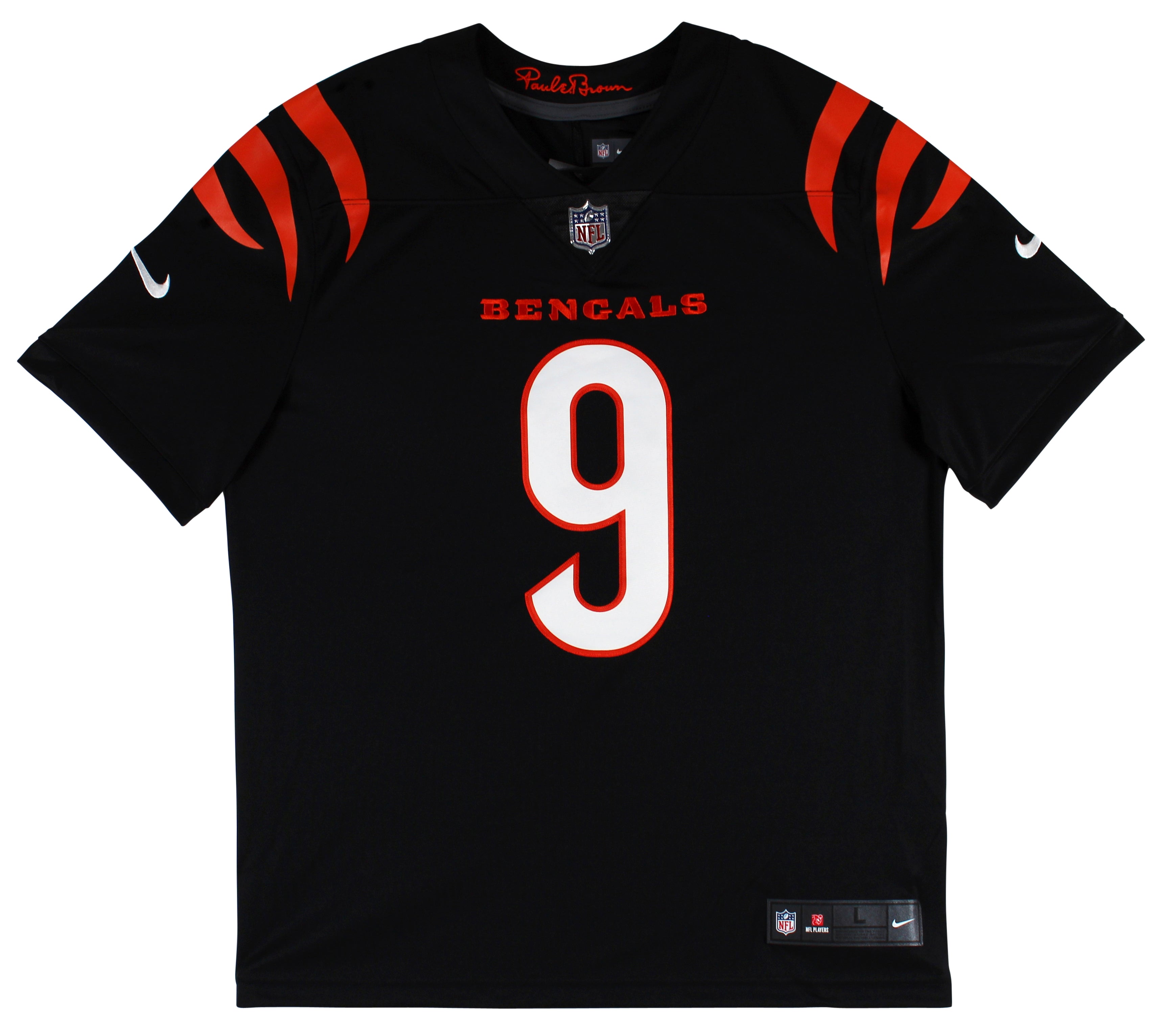 Bengals Joe Burrow Authentic Signed Black Nike Limited Jersey Fanatics