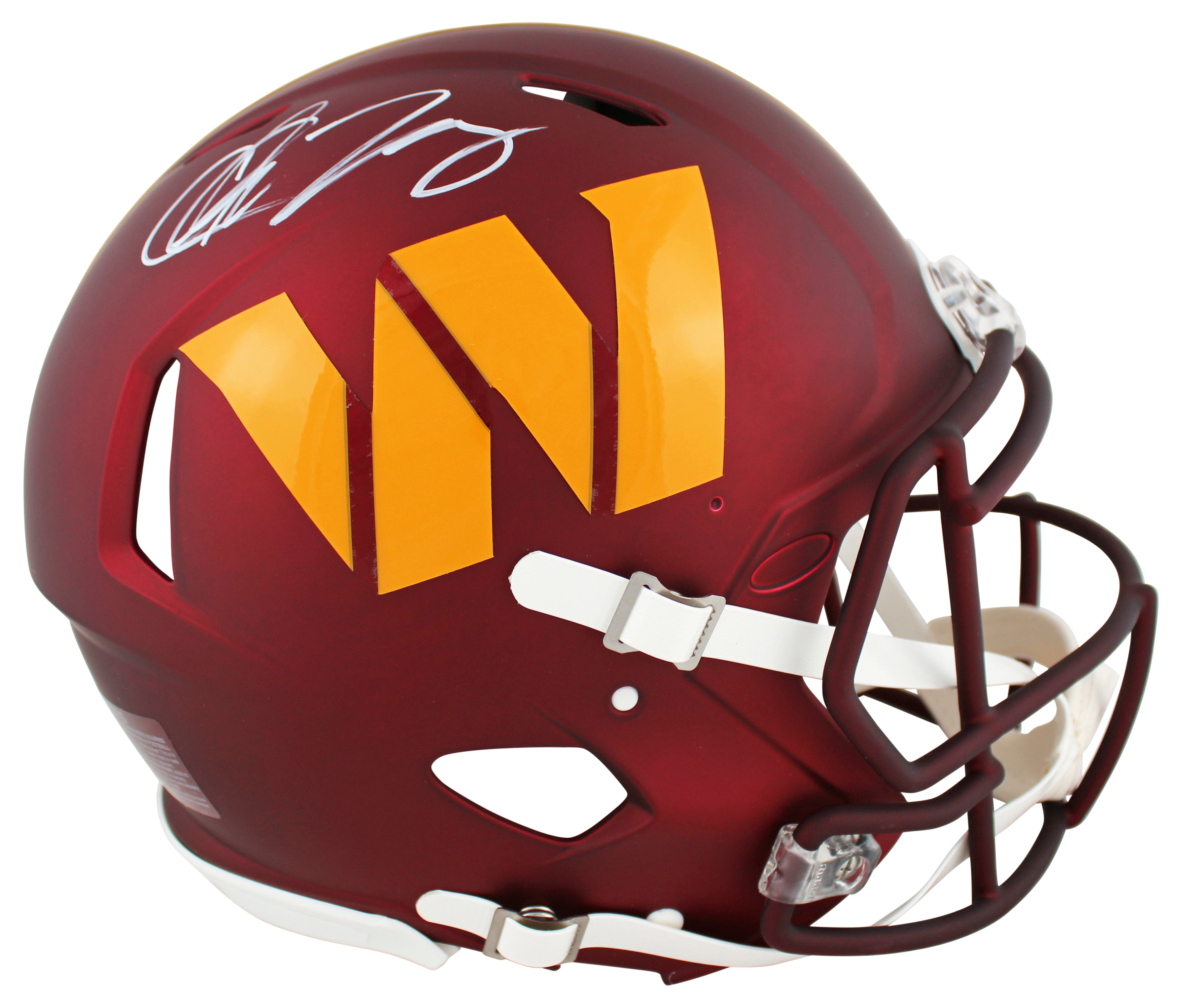 Commanders Chase Young Authentic Signed Full Size Speed Proline Helmet Fanatics
