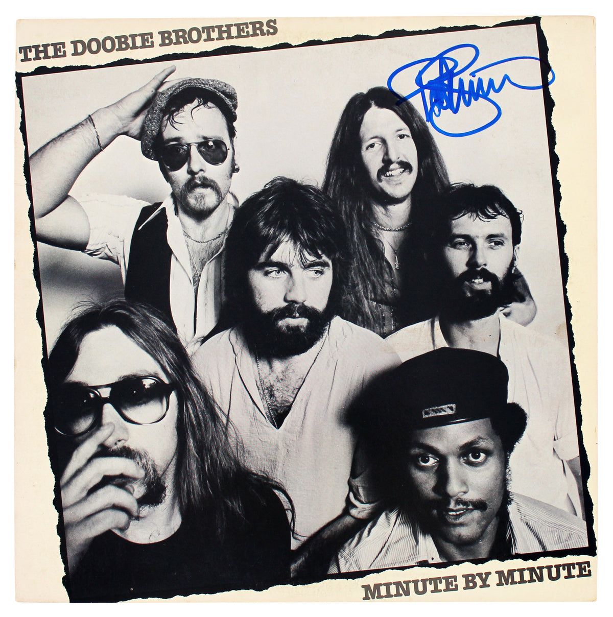 Patrick Simmons The Doobie Brothers Signed Album Cover W/ Vinyl BAS #Q61517