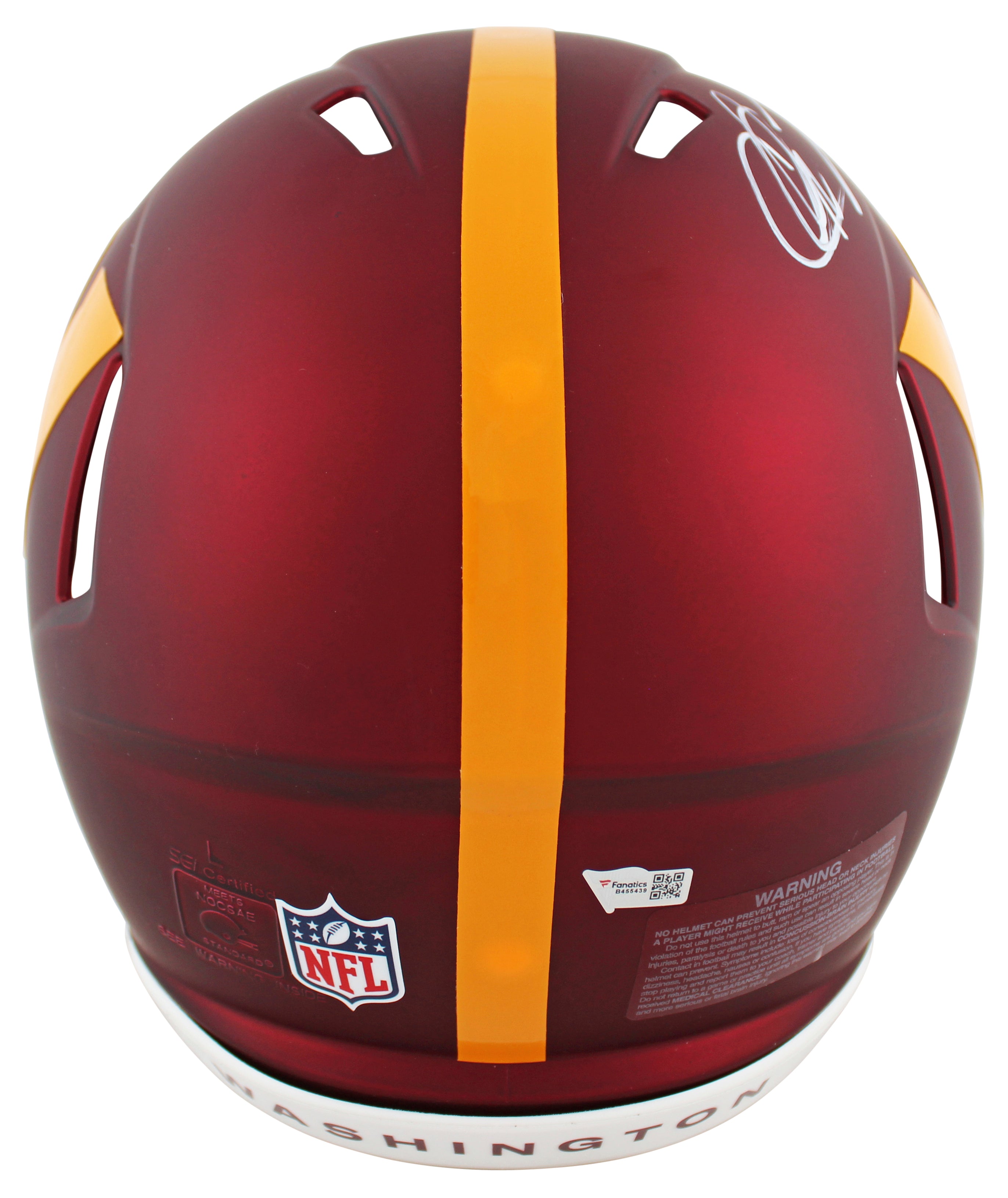 Commanders Chase Young Authentic Signed Full Size Speed Proline Helmet Fanatics