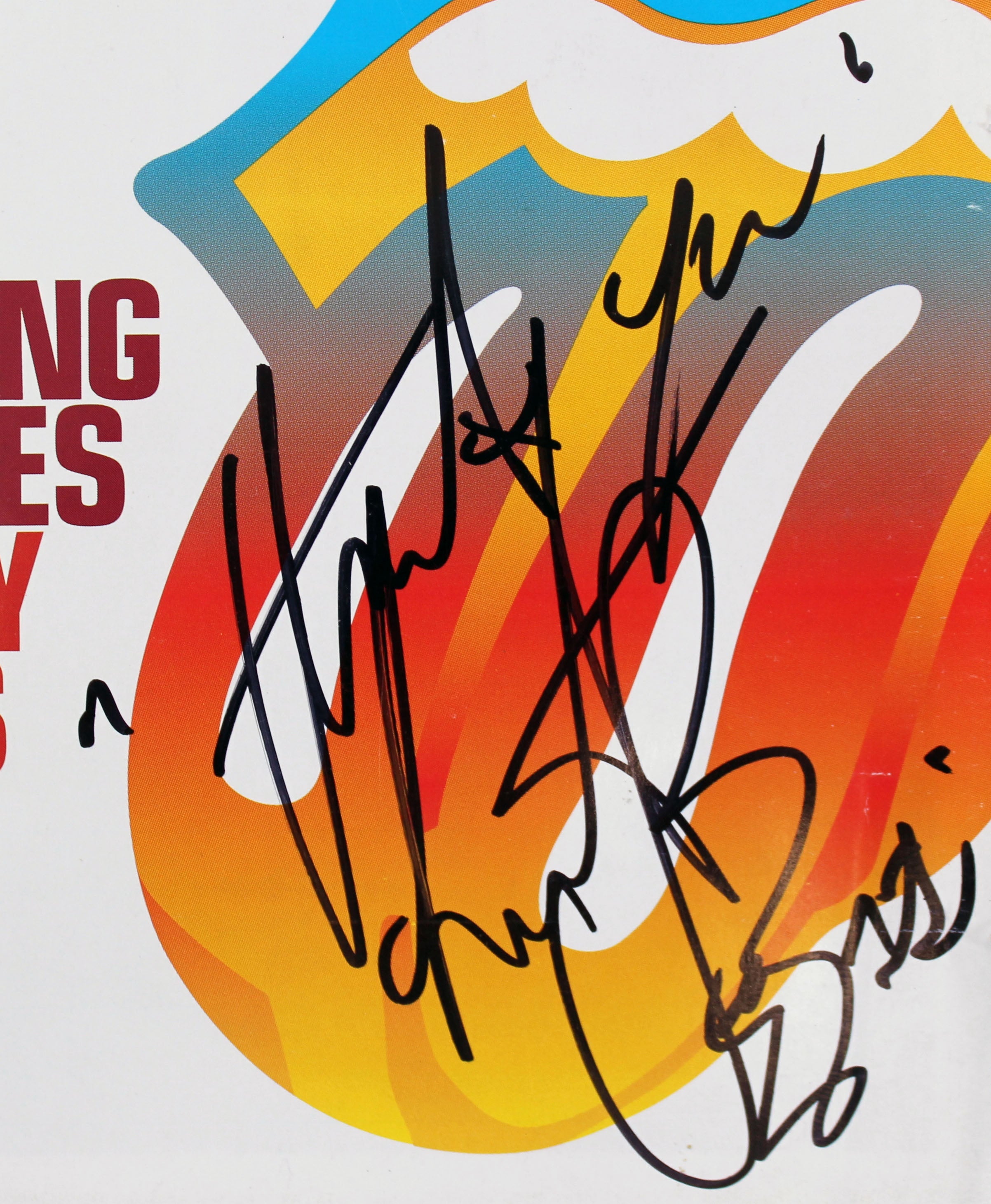 Charlie Watts Rolling Stones Authentic Signed Forty Licks Cd Cover BAS #AA00660