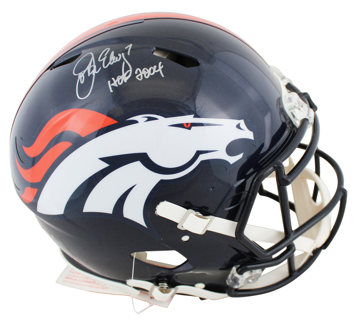 Broncos John Elway "HOF 04" Signed Proline Full Size Speed Helmet BAS Witnessed