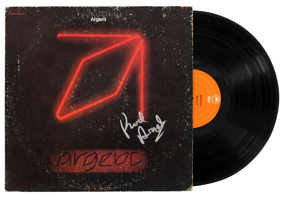 Rod Argent Argent Authentic Signed Nexus Album Cover W/ Vinyl BAS #Q64959