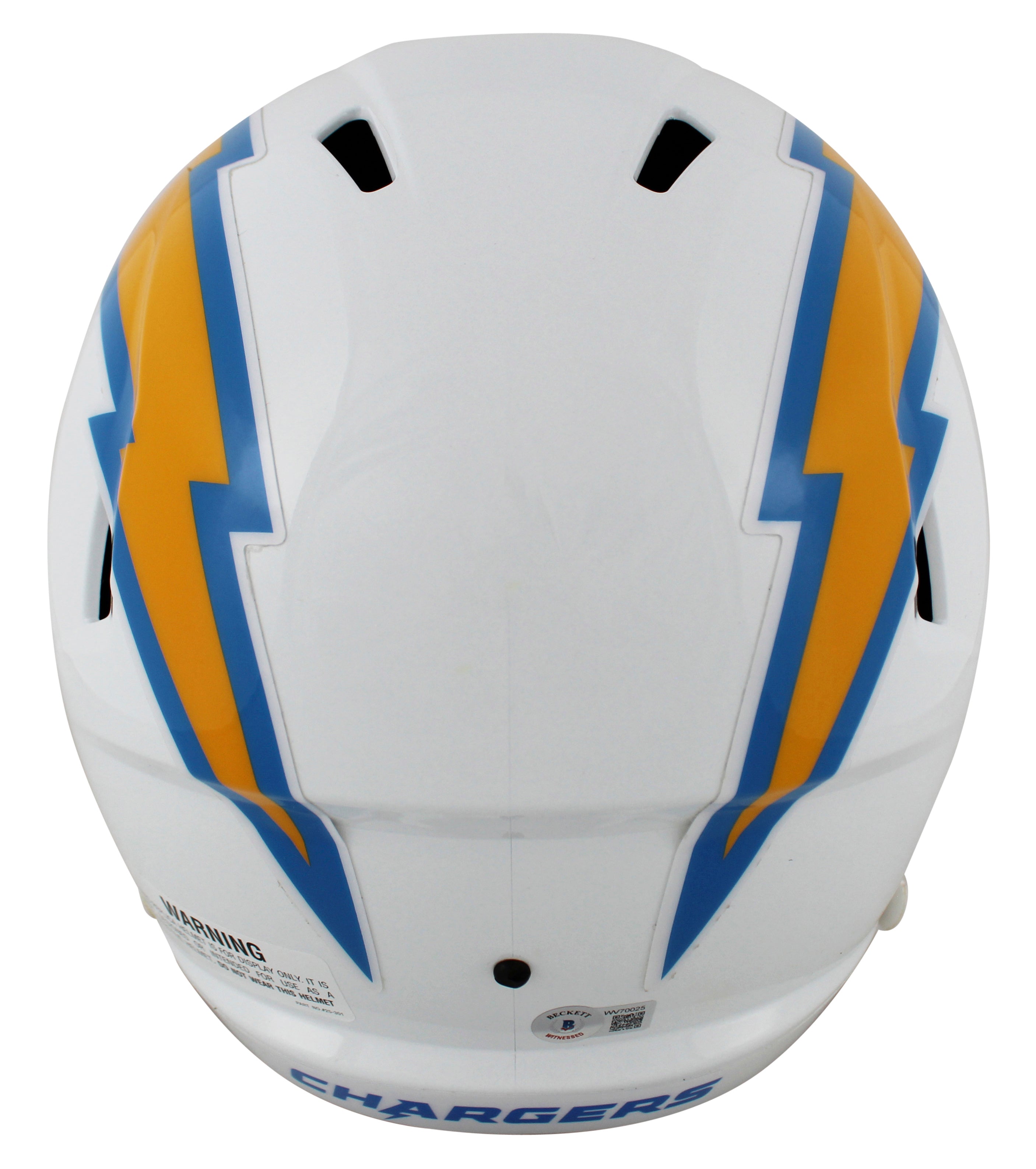 Chargers Mike Williams Authentic Signed Full Size Speed Rep Helmet BAS Witnessed