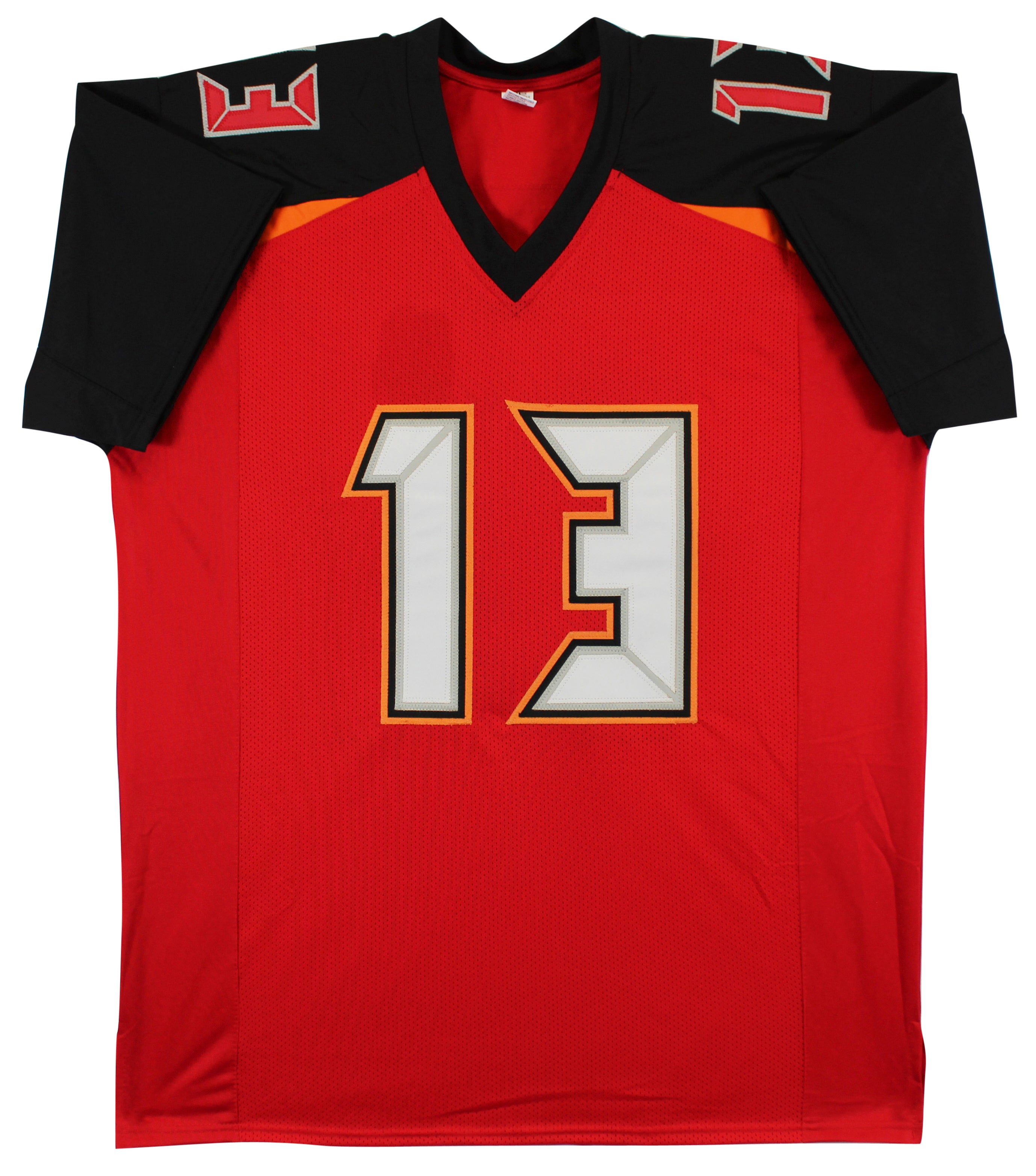 Mike Evans Authentic Signed Red Pro Style Jersey Autographed BAS Witnessed