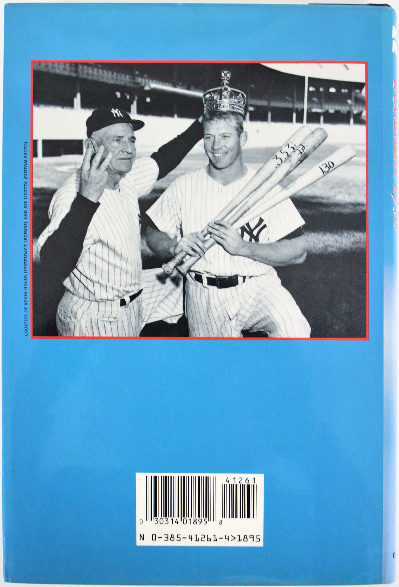 Yankees Mickey Mantle My Favorite Summer 1956 Hardcover Book Un-signed