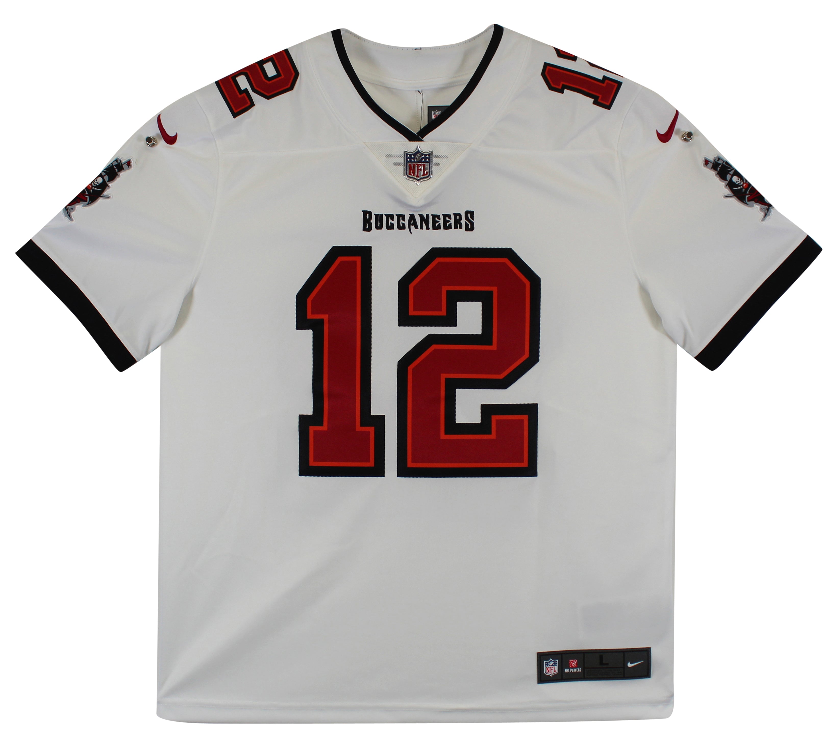 Buccaneers Tom Brady "SB LVI Champs" Signed White Nike Limited Jersey Fanatics