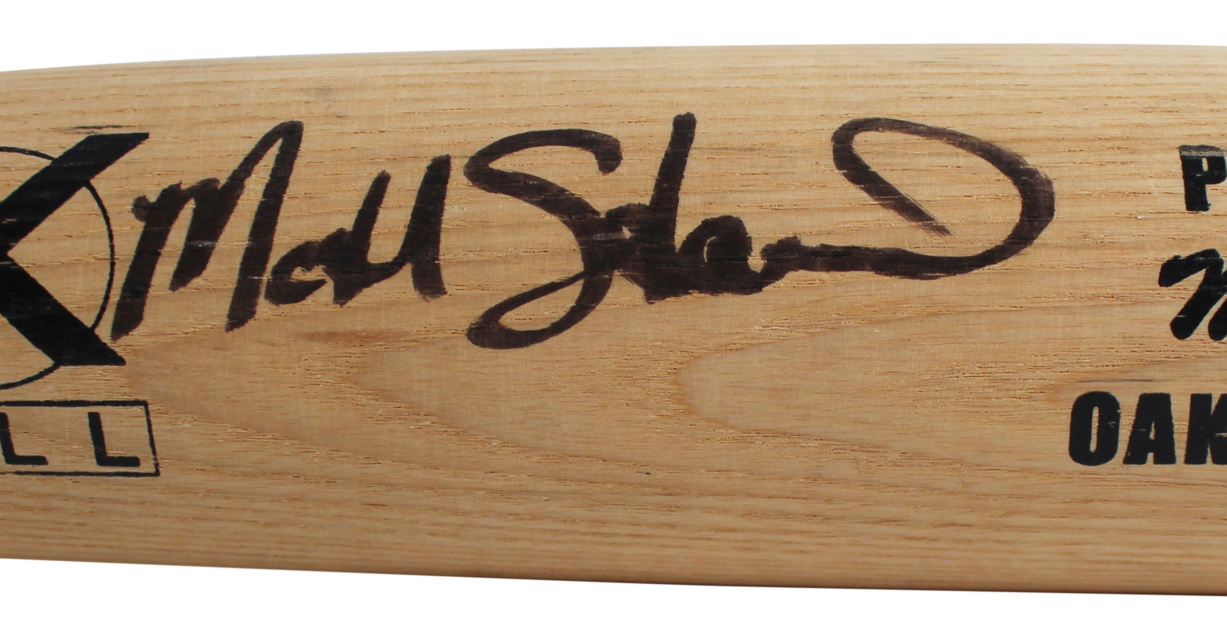 Athletics Matt Stairs Signed Stix Pro Stix MS12 Player Model Bat BAS #BD23195