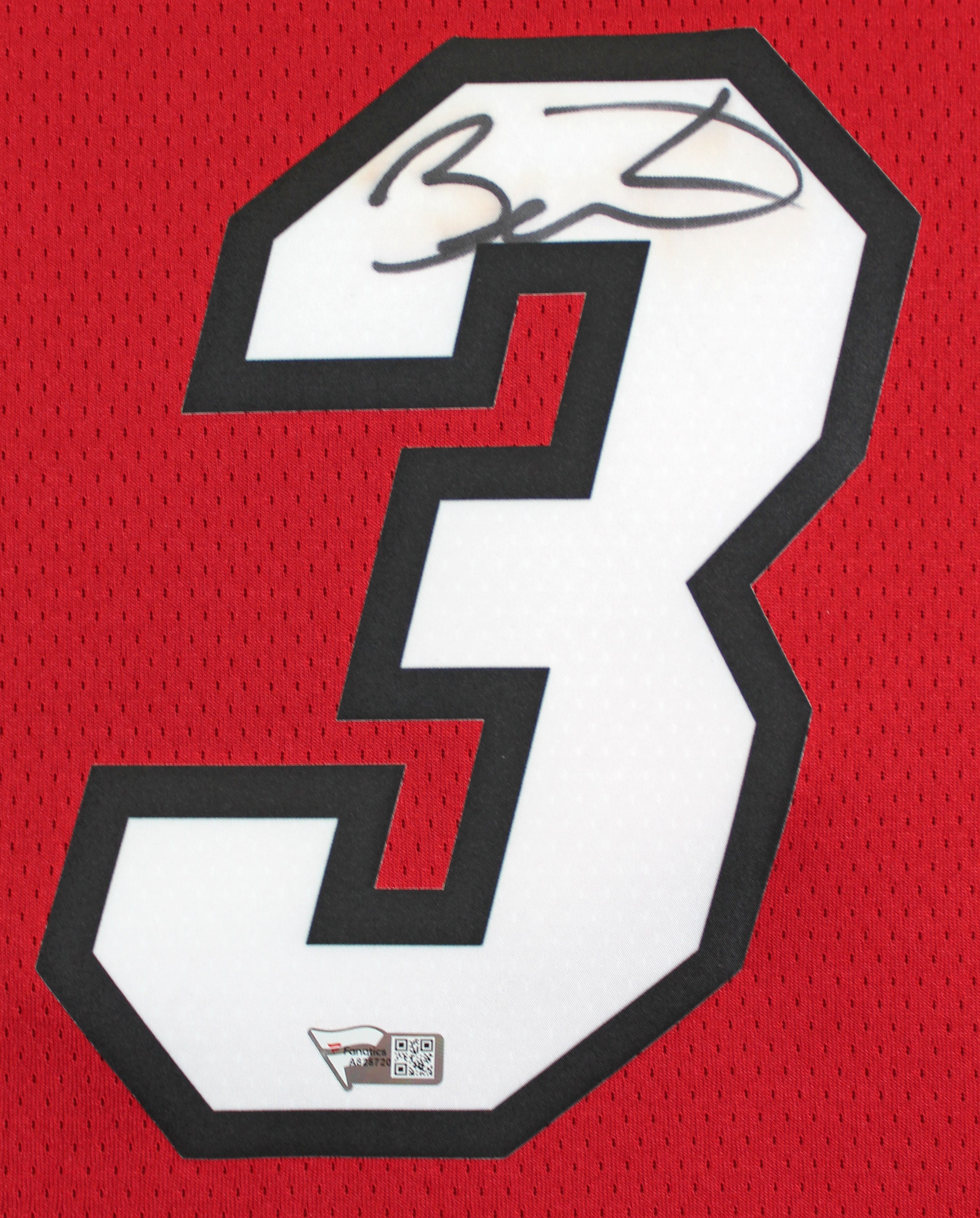 Heat Dwyane Wade Authentic Signed Red Nike Swingman Jersey Fanatics COA