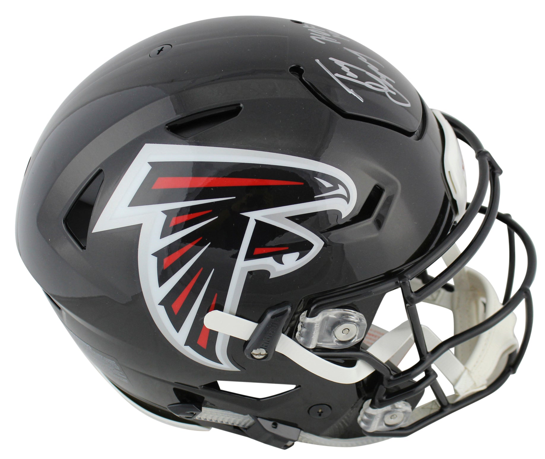 Falcons Tony Gonzalez "HOF 19" Signed Authentic Speed Flex Full Size Helmet BAS