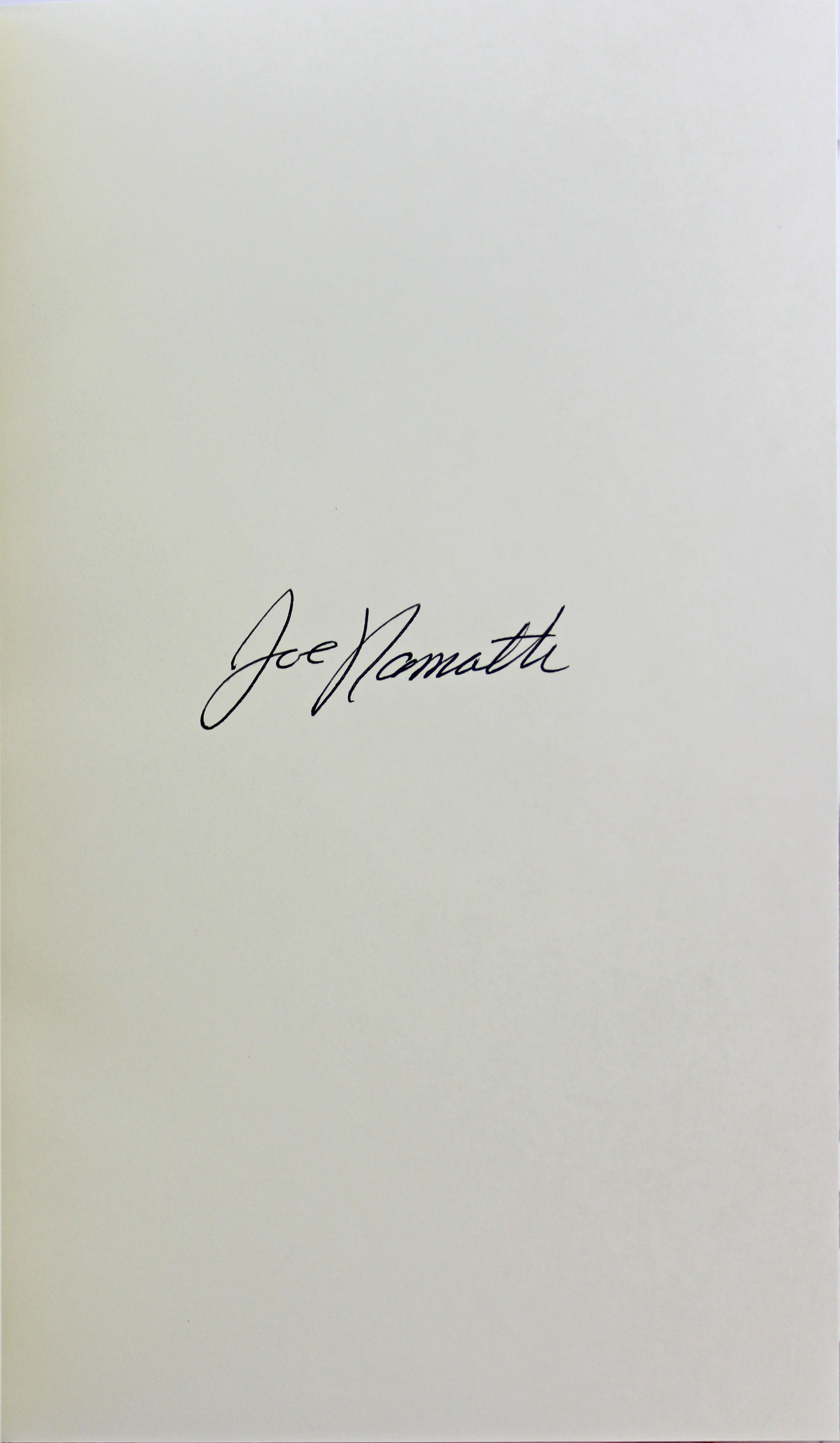 Jets Joe Namath Authentic Signed All The Way First Edition Hard Cover Book BAS