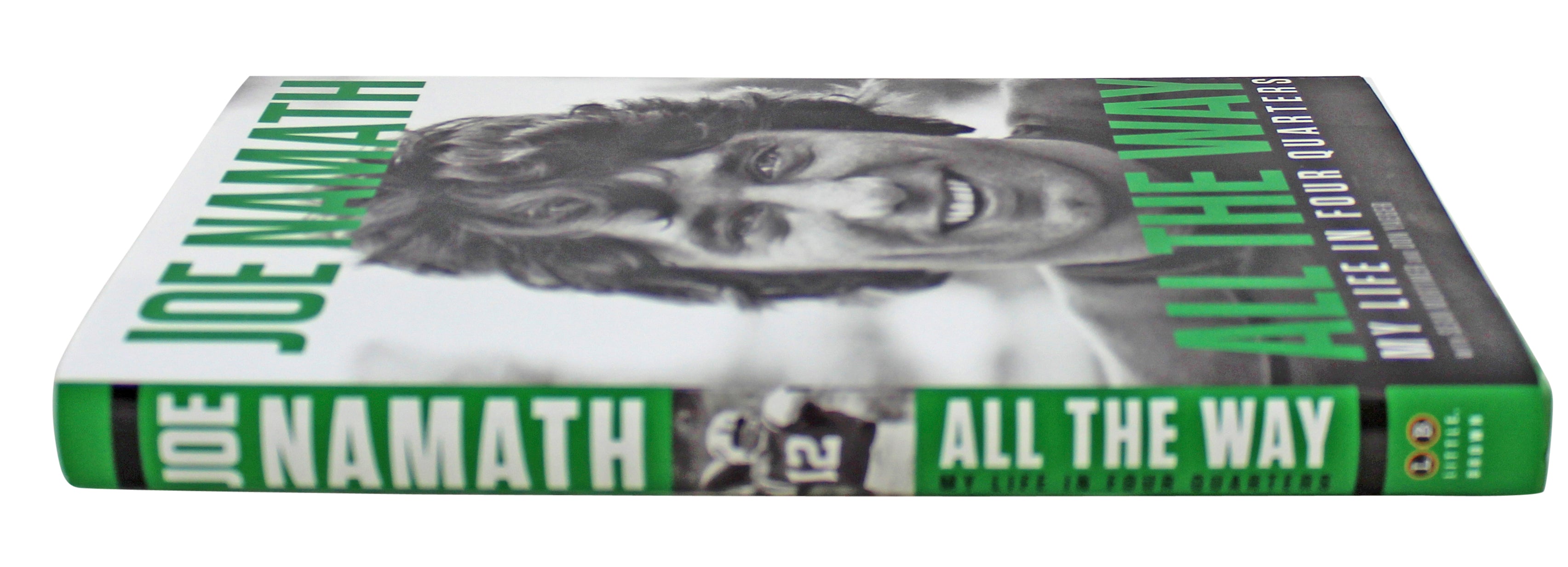 Jets Joe Namath Authentic Signed All The Way First Edition Hard Cover Book BAS