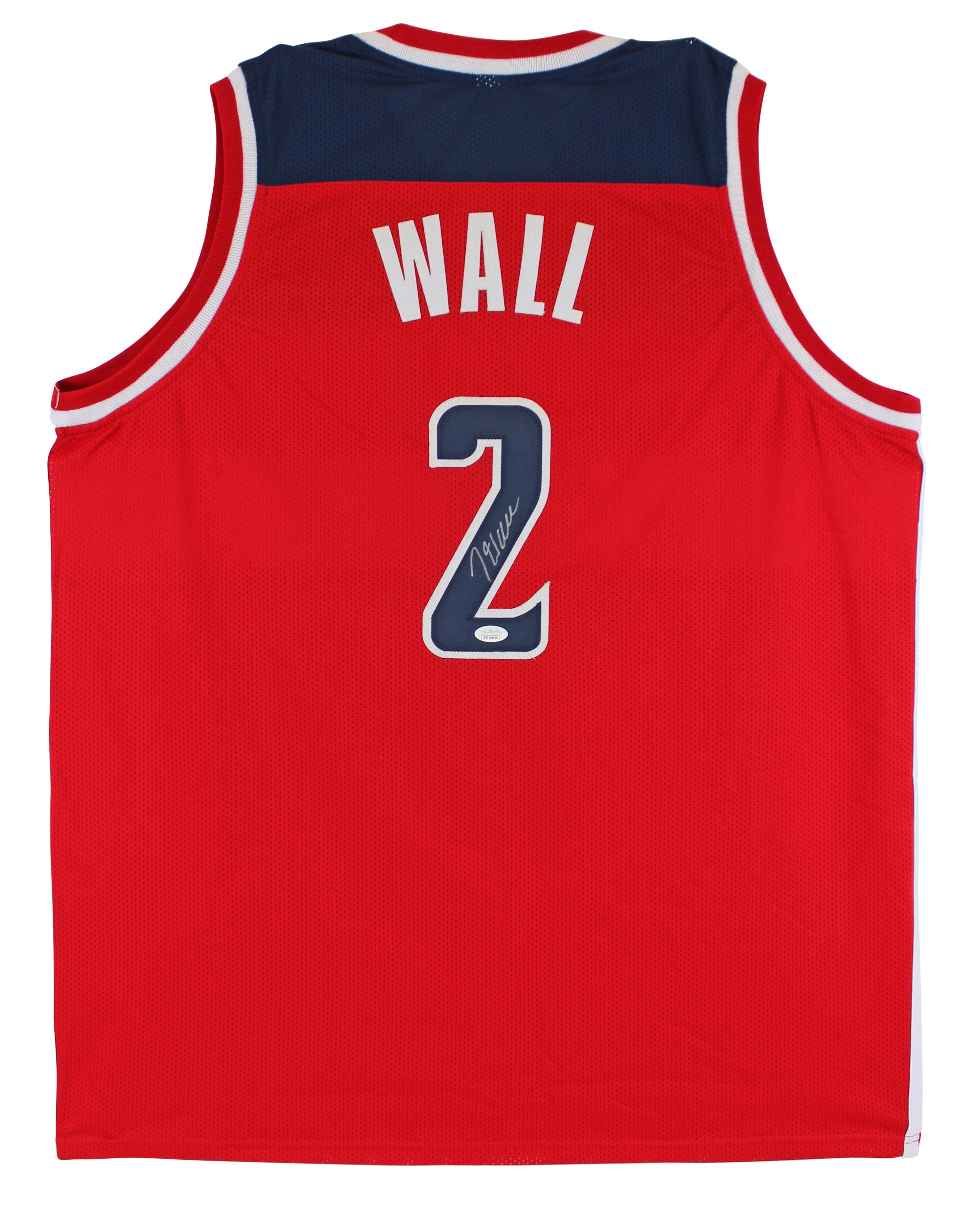 John Wall Authentic Signed Red Pro Style Jersey Autographed JSA Witness